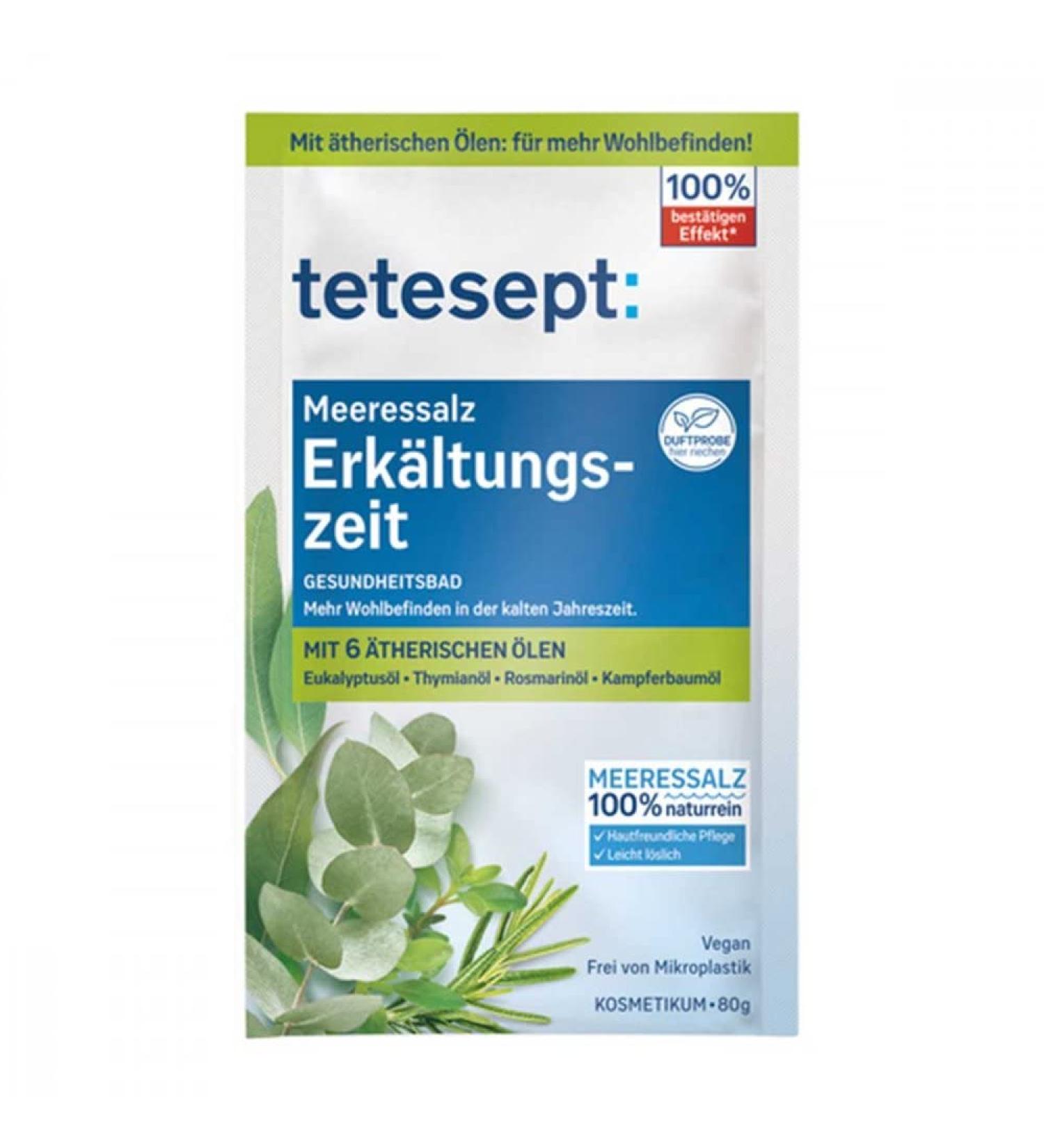 Teteseept Meeressalz Cold Time 80g - Premium Sea Salt for Relaxation & Wellness | International Shipping Available - Buy Online on GoSupps.com