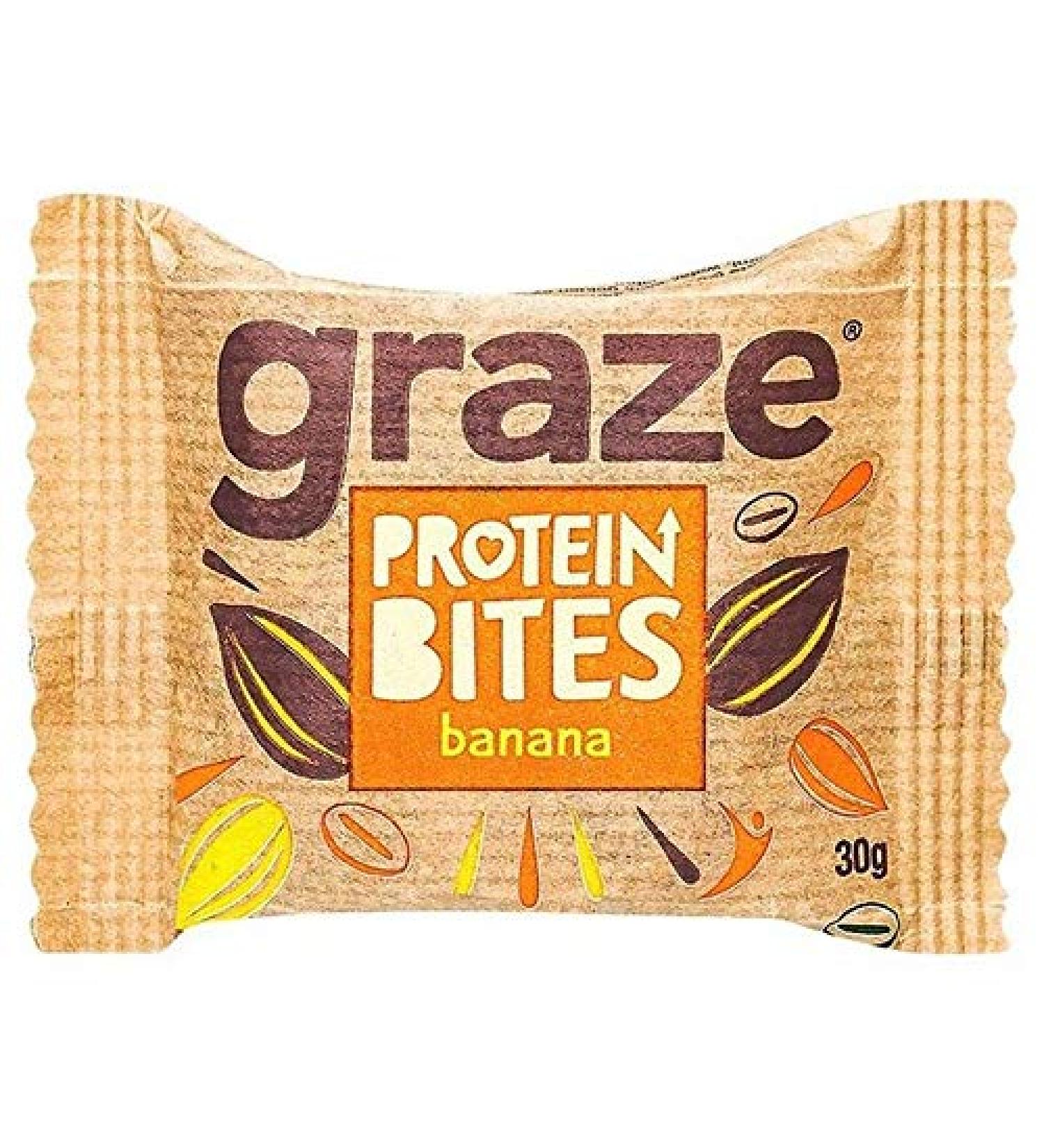 6X Graze Banana Protein Bites 30g