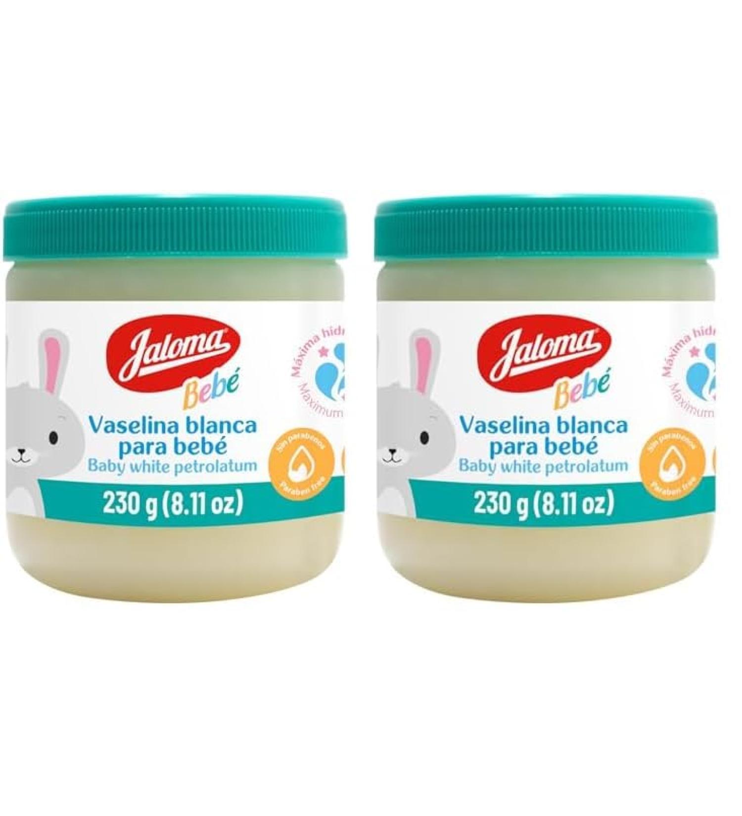 Jaloma Baby Petrolatum - Moisturizing Baby Vaseline for Soft Skin (8.11 Oz Jar Pack of 2) - Shop Internationally - Buy Online on GoSupps.com