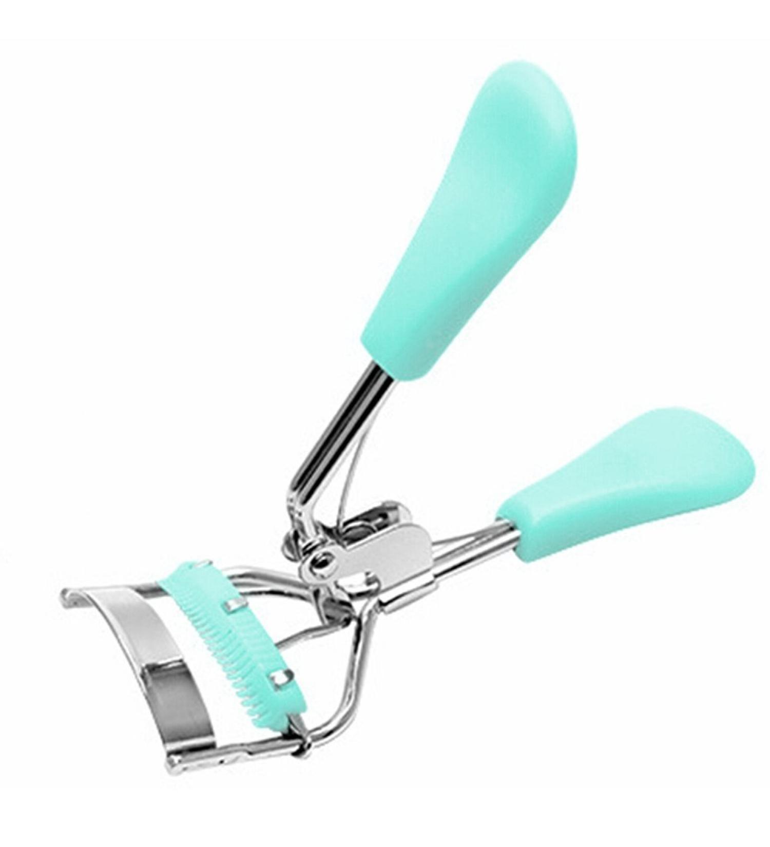 Professional Eyelash Curler with Comb Clip One Size Aqua Blue