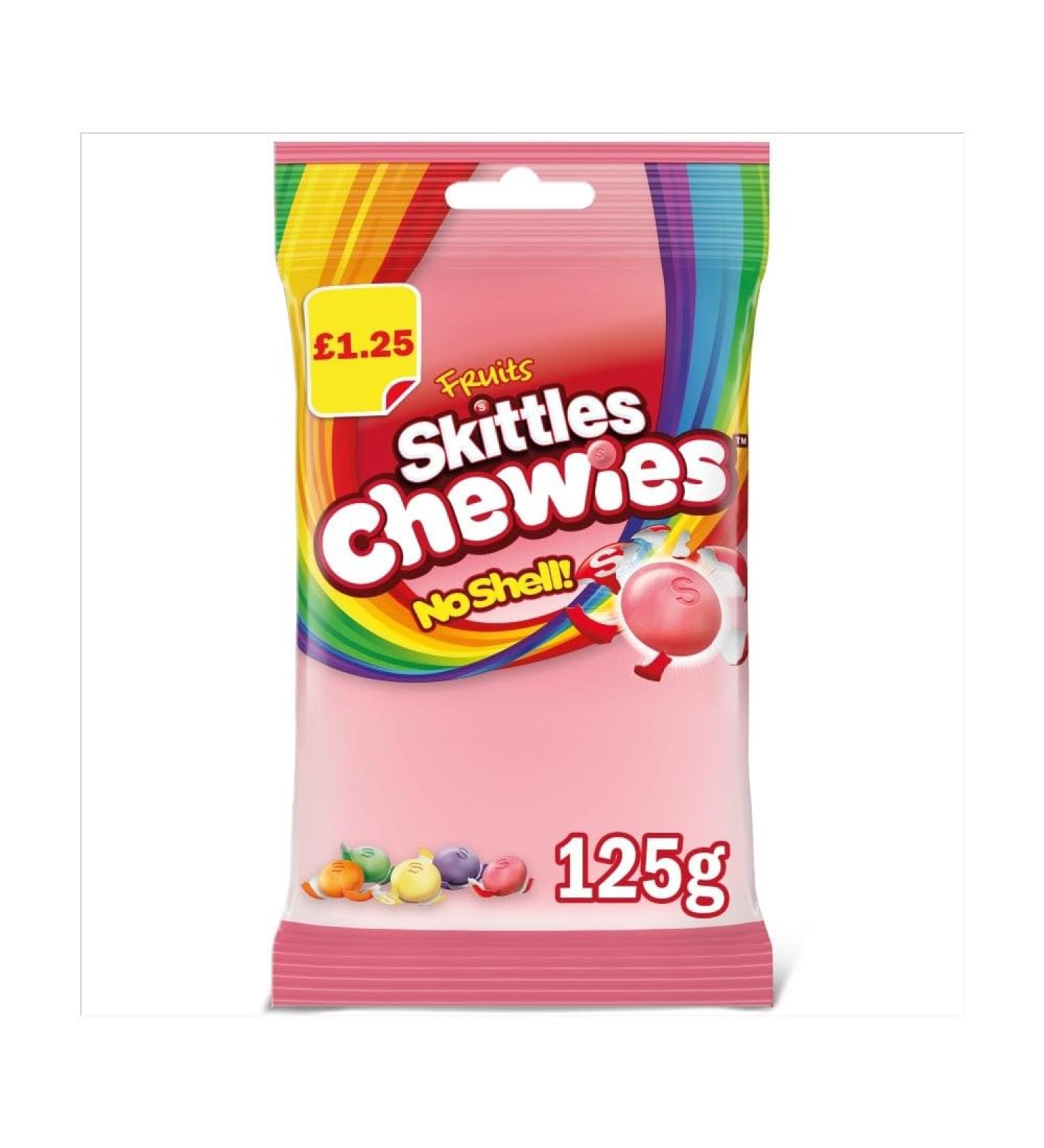 Skittles Skittles Chewies Set of 12 packs of 125 g