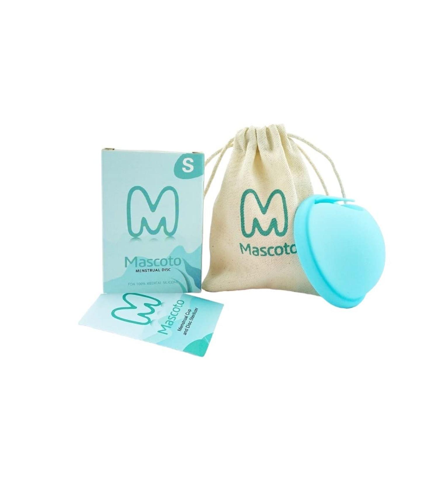 Buy Mascoto New Generation Menstrual Discs - Reusable Comfortable & Mess-Free | Small Blue - International Shipping Available - Buy Online on GoSupps.com