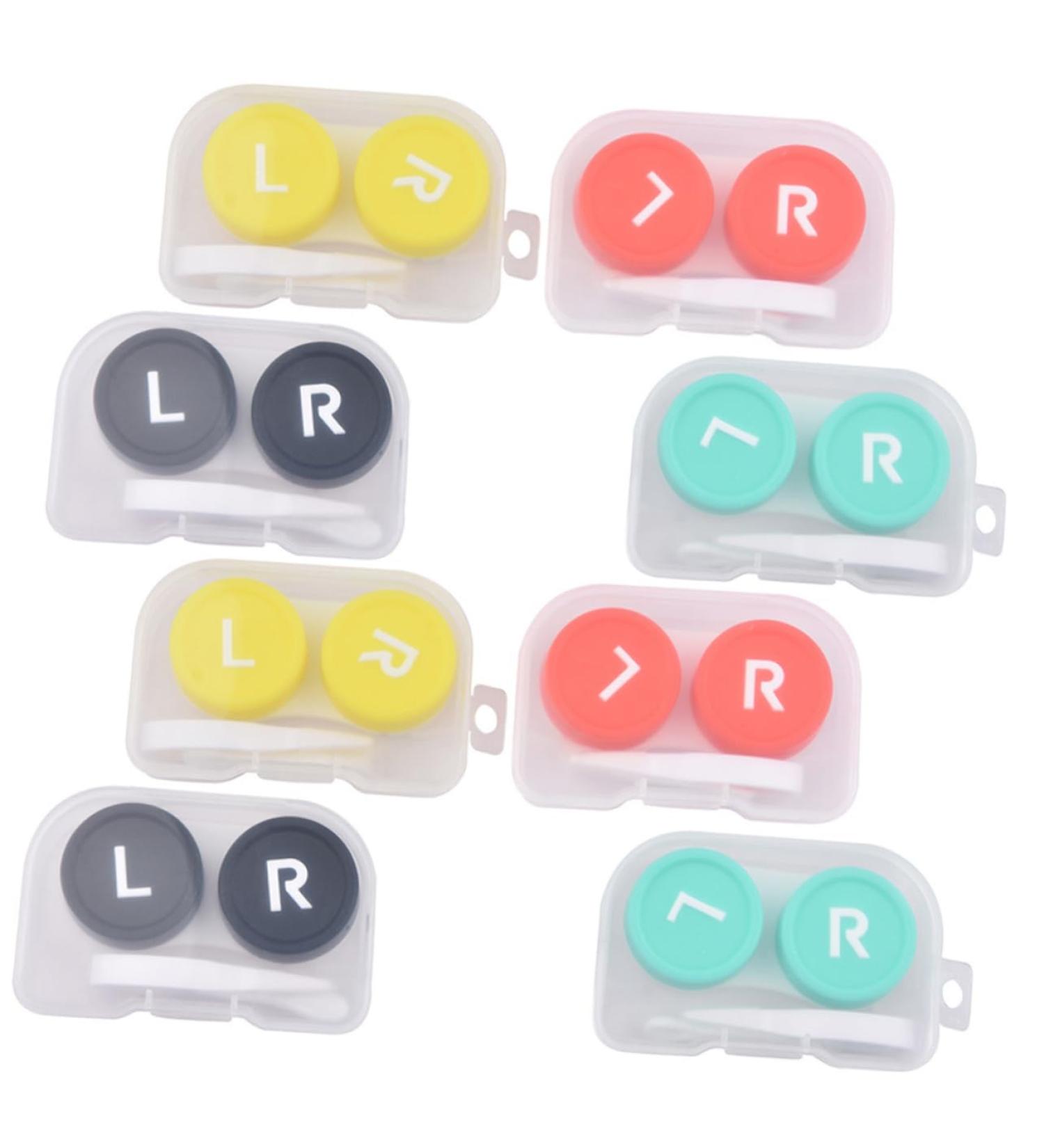 Buy Homsfou 24 STK Contact Lens Box - Plastic Storage Case & Interchangeable Holder for Travel | Durable and Stylish Glasses Container - Buy Online on GoSupps.com