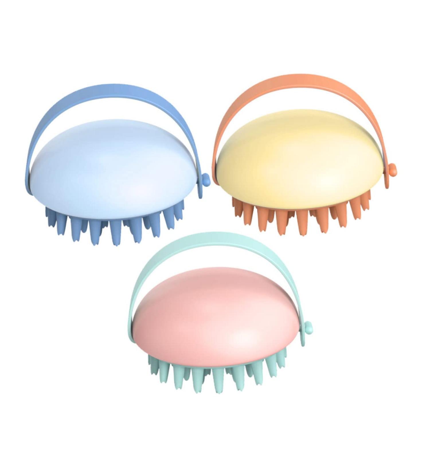 HAPINARY 3pcs Massage Comb & Shampoo Brush Set - ABS Handy Cleaning Tool for Hair Care - Buy Online on GoSupps.com