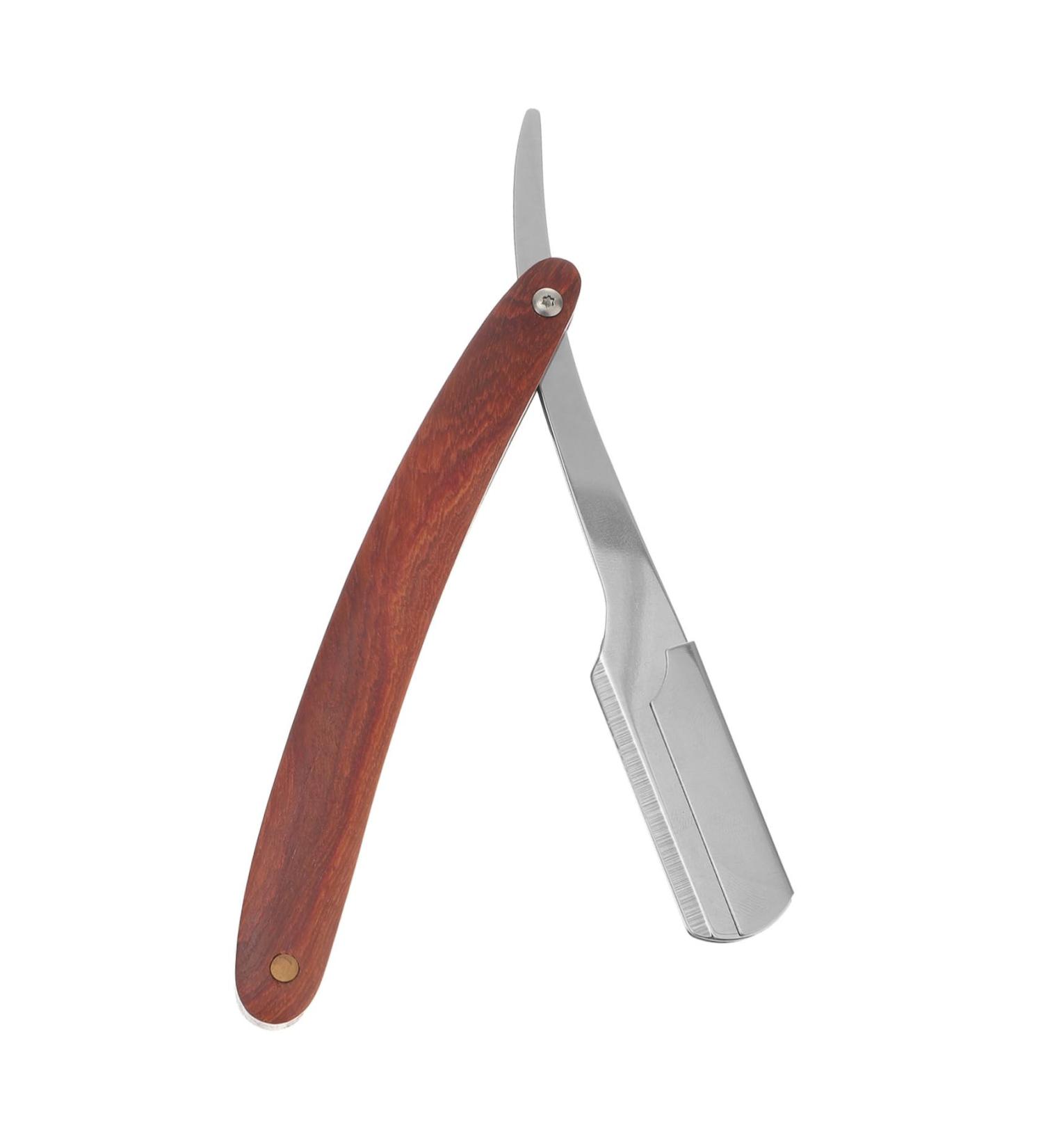 Magiclulu Professional Razor Blade - Stainless Steel Manual Razor for Men | Rustproof Hairdresser Tool - Buy Online on GoSupps.com