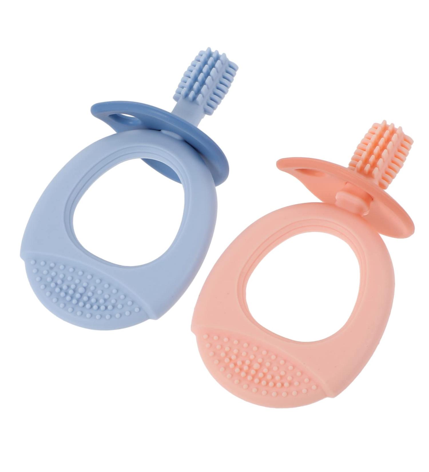 Buy Gatuida 10 STK Silicone Baby Toothbrush - Manual Training Toothbrushes for Toddlers & Children - Buy Online on GoSupps.com