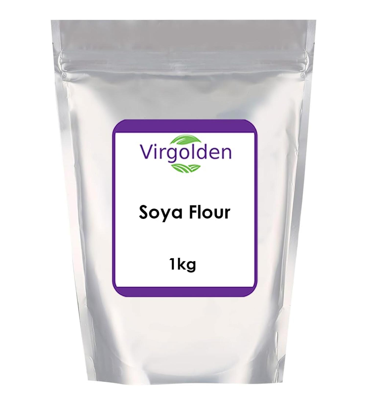 Soya Flour 1kg Dried Soy Powder Heat Treated High Protein by Virgolden