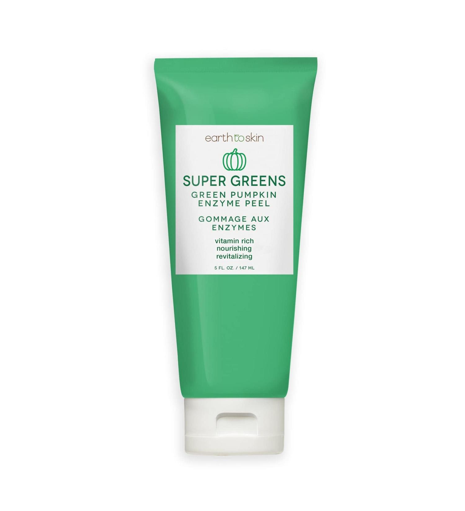 Earth To Skin Super Greens Green Pumpkin Enzyme Peel - Revitalize Skin | 5.0 Fl Oz | International Shipping Available - Buy Online on GoSupps.com