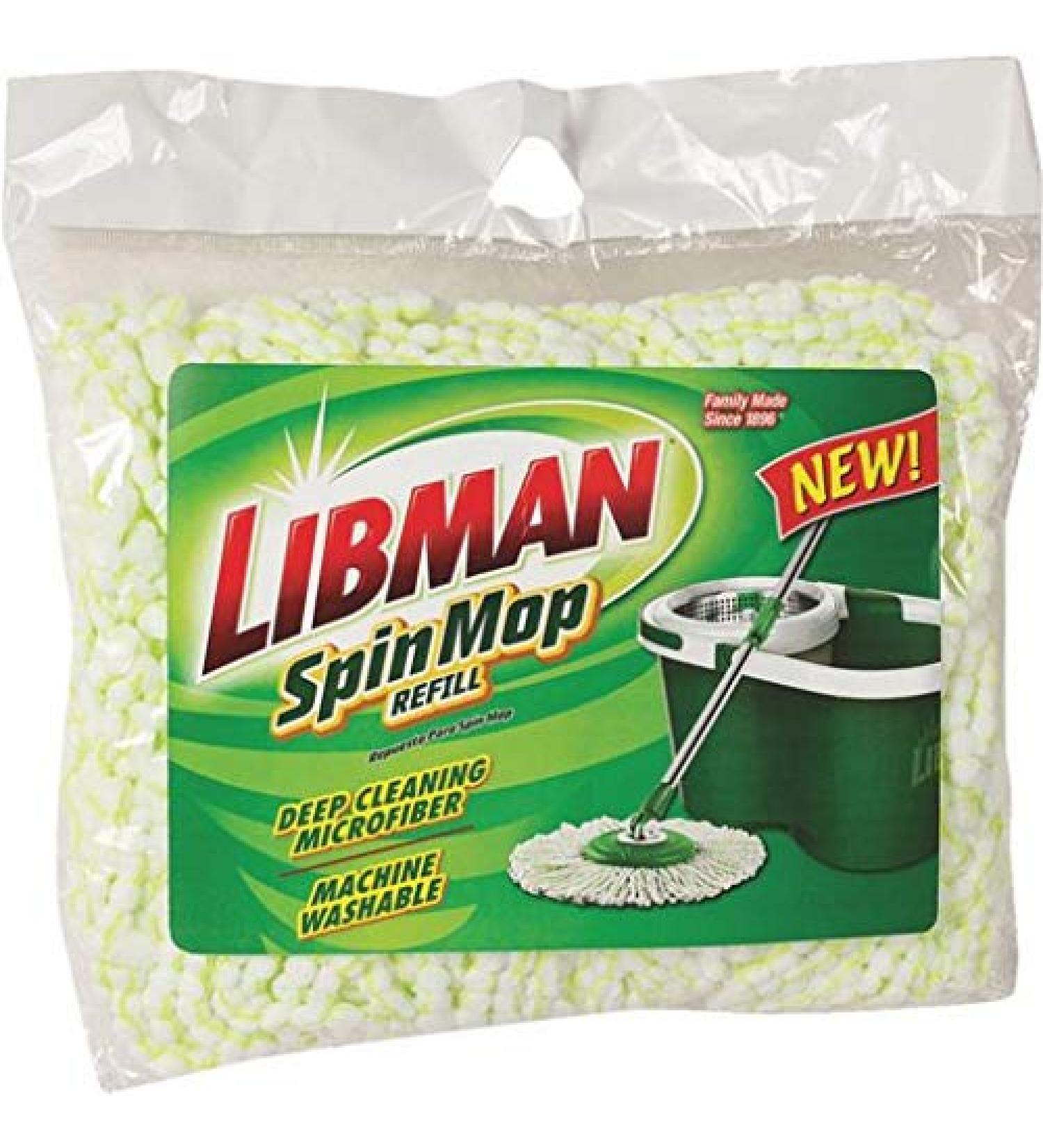 Libman 1164 Spin Mop and Bucket Refill-Pack of 2