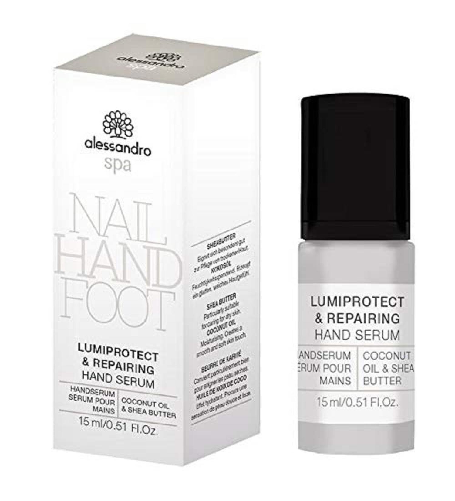 Alessandro Spa Lumiprotect & Repairing Hand Serum 15ml - Intense Moisture & Protection for Soft Hands | Shop Internationally - Buy Online on GoSupps.com