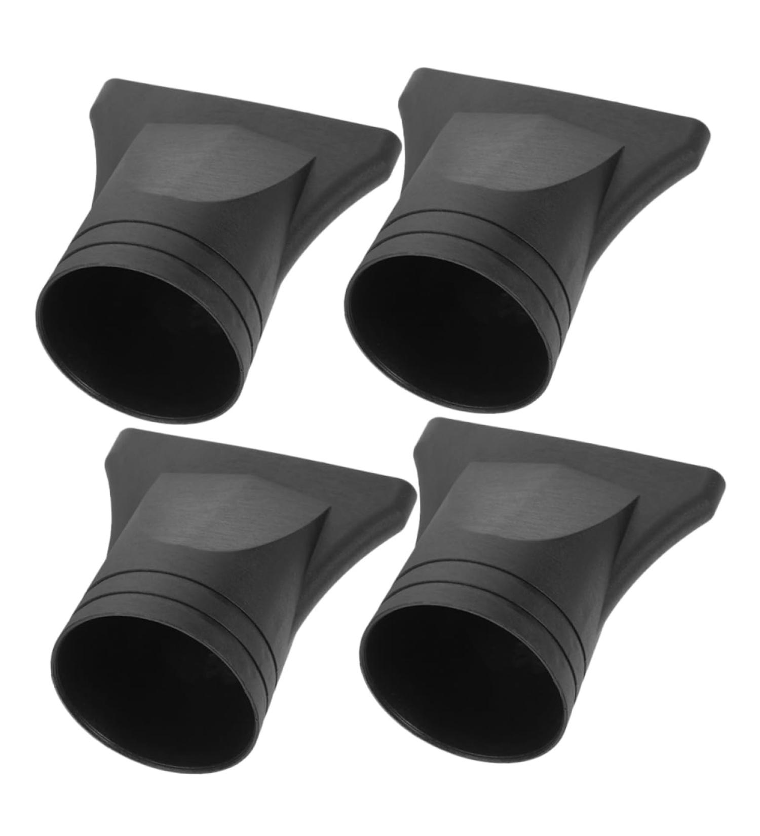 Beavorty 4pcs Hair Dryer Accessories Universal Hair Dryer Attachment Dryer Parts Diffusers Plastic Black - Buy Online on GoSupps.com