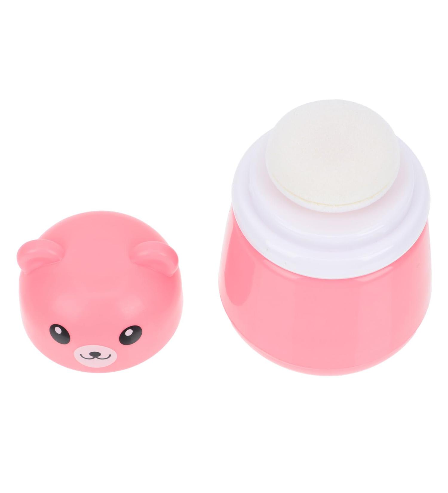 Bo te de Poudre pour Gar on Fille tui Houppette tui Joli Bo te de Rangement de Poudre Vide - Buy Online on GoSupps.com