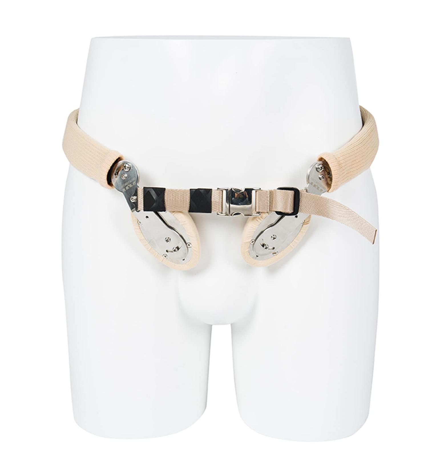 Oiakus Double-Sided Inguinal Hernia Belt | Men s Bilateral Support | Post-Operation Pain Relief & Recovery | Comfortable Beige Design - Buy Online on GoSupps.com