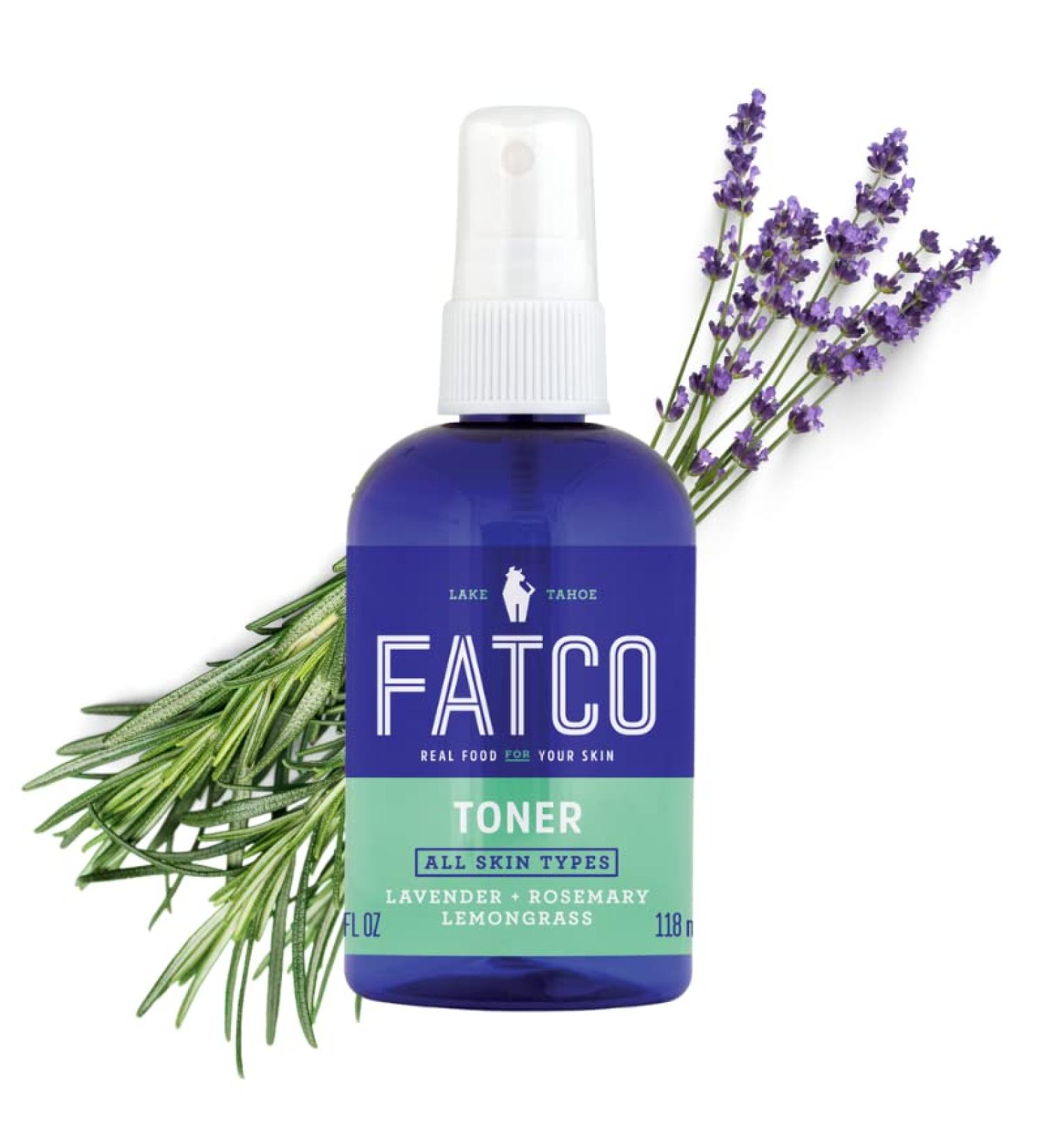 FATCO Organic Witch Hazel Toner - pH Balancing Face Toner with Lavender & Rosemary | 2 fl oz - USA & International Shipping - Buy Online on GoSupps.com