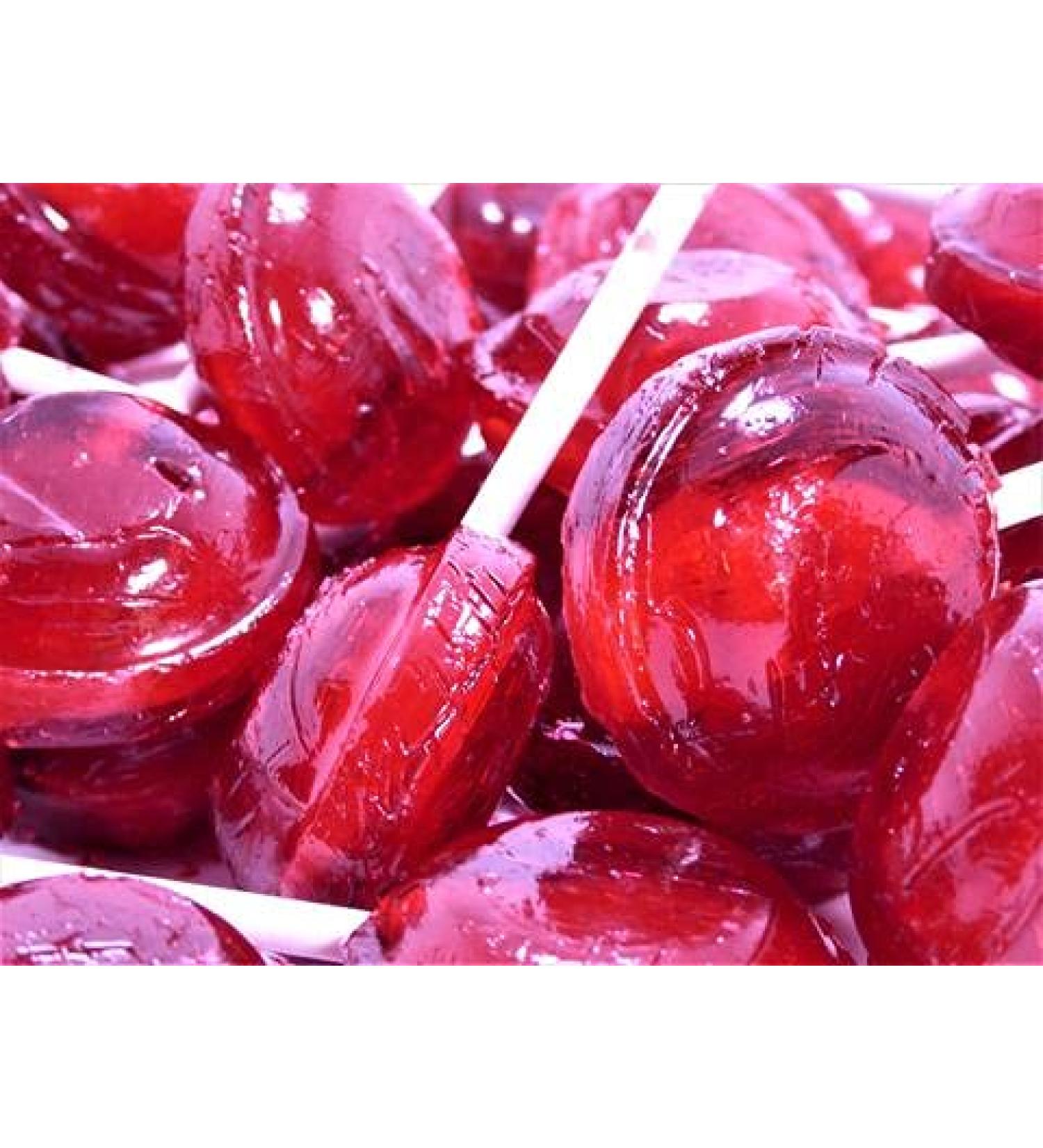 Cherry Mega Lollies (x25)