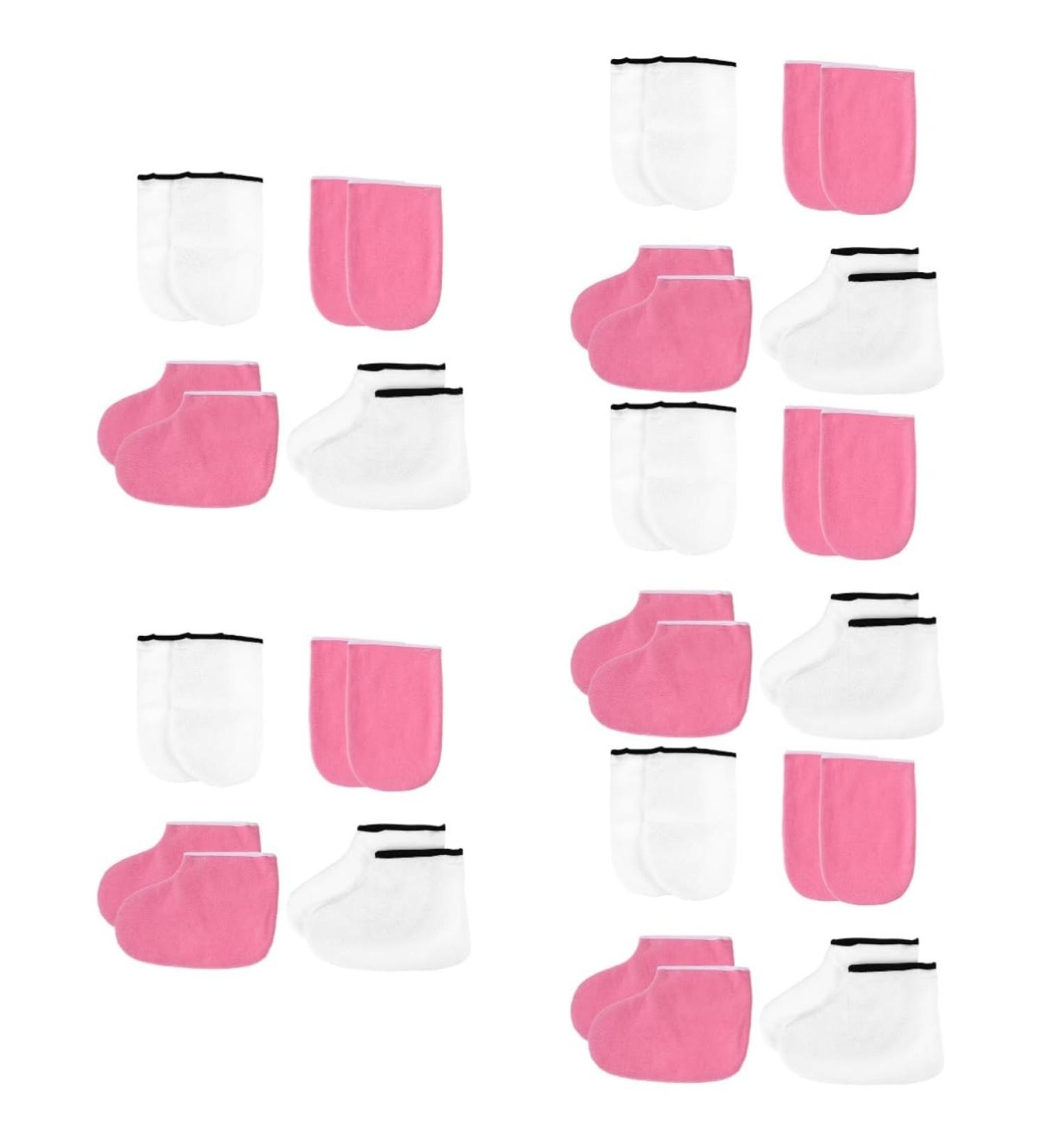 minkissy 10 Sets Leather Horn Boots Foot Spa Sock Wax Heat Foot Cover Wax Bath Foot Covers Wax Heat Sock Spa Gloves Spa Tool Wax Treatment Foot Cover Manicure Treatment Hand Cover Wax Sock - Buy Online on GoSupps.com