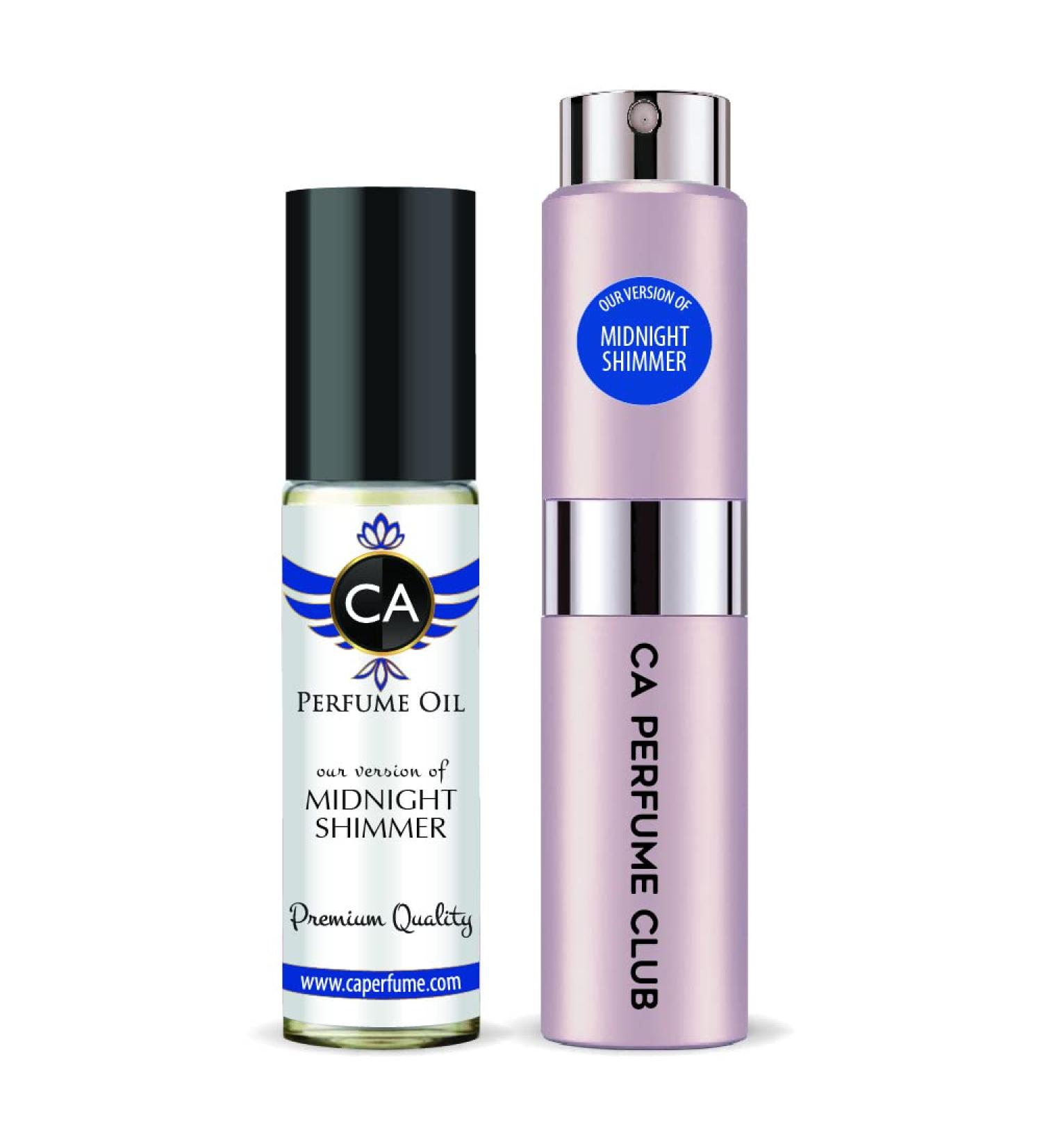 CA Perfume Duo Impression of Kors Midnight Shimmer For Women Eau de Parfum Refillable Atomizer Sprayer + Fragrance Body Oil Long Lasting Sample Travel Size Roll-On Bottle 0.27 Fl Oz+0.33 Fl Oz - Buy Online on GoSupps.com