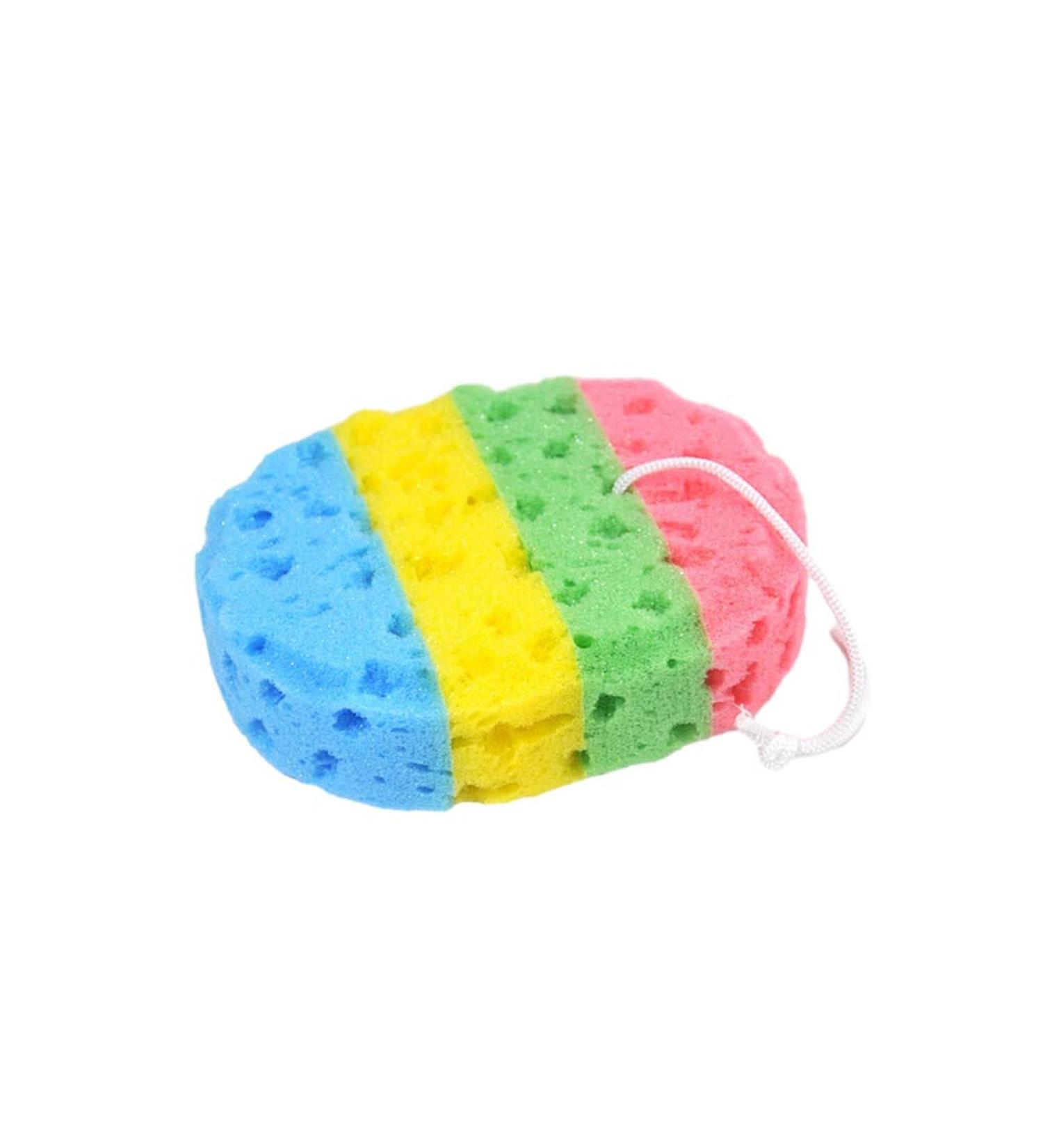 BOKIOESDE Bath Sponge Lightweight Shower Sponge High Temperature Enduring Cleaners Body Cleaning Scrub Bath Ball Washing - Buy Online on GoSupps.com
