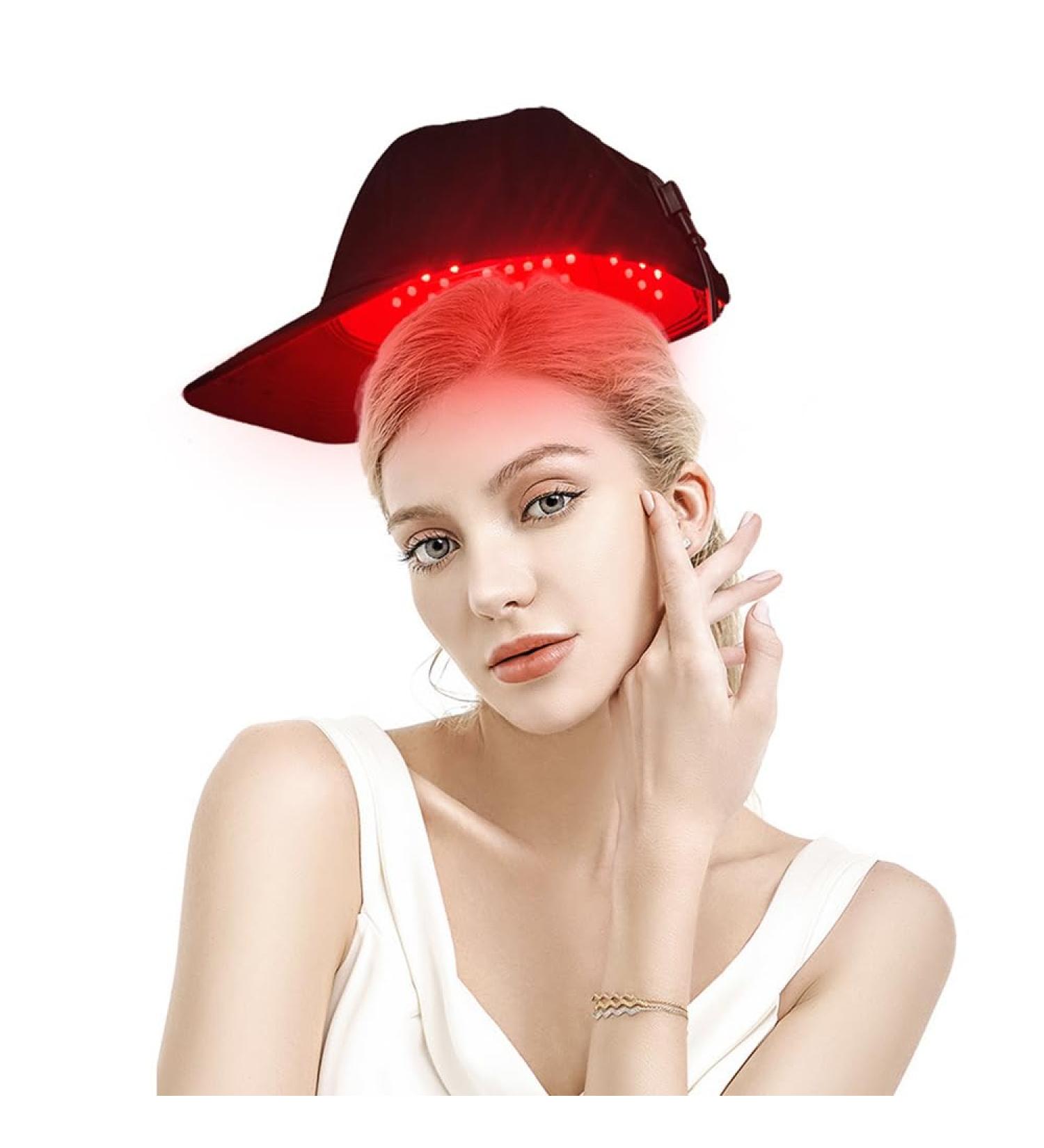 Casquette De Luminoth rapie Rouge Casque De Croissance Des Cheveux 5 Longueurs D'onde Synchronisation De 0 60 Minutes Mode Impulsion 10Hz / 40Hz Inhibe Efficacement La Perte De Cheveux - Buy Online on GoSupps.com
