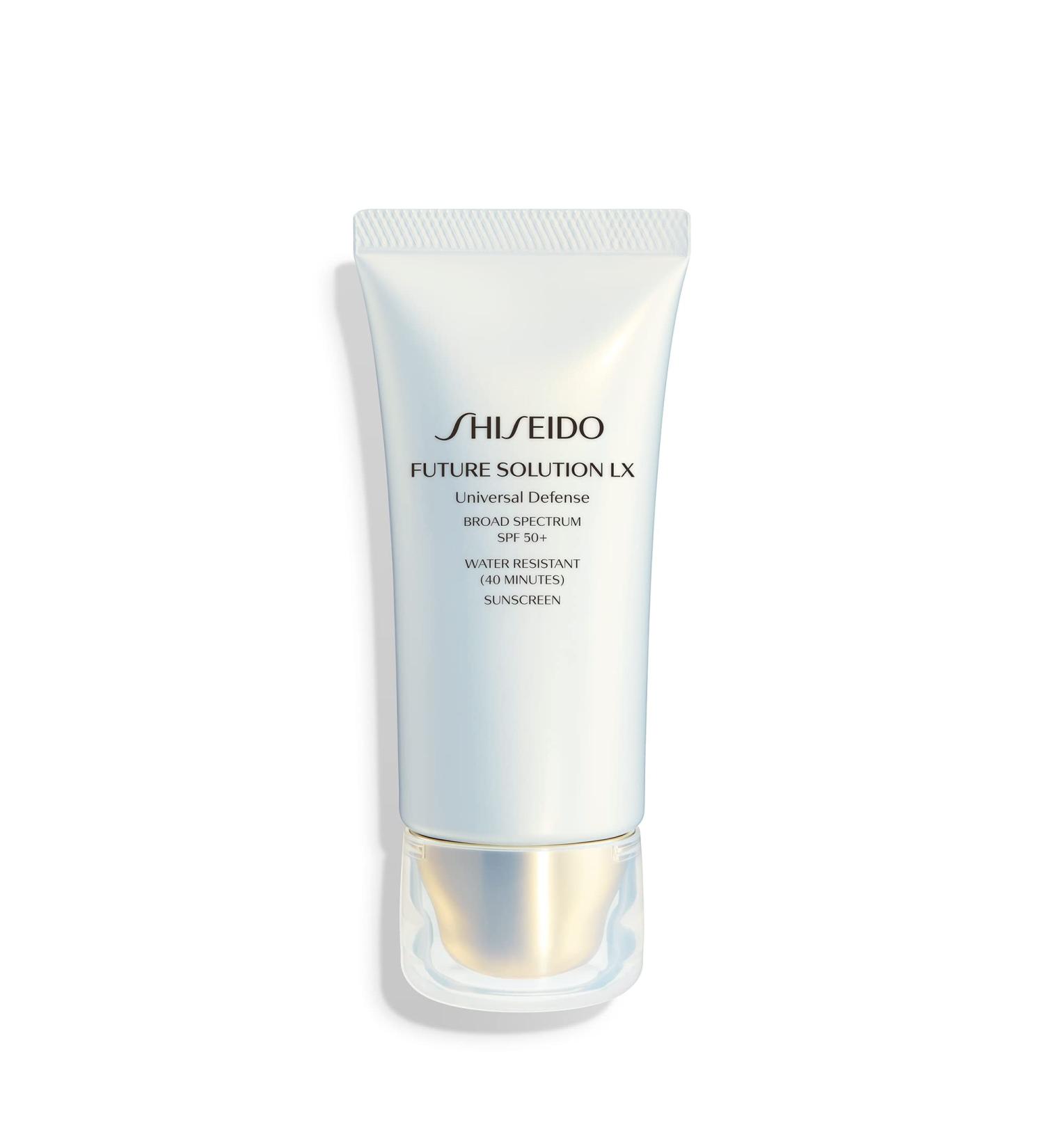 Shiseido Future Solution LX Universal Defense Broad Spectrum SPF 50+ Sunscreen - 50 mL - Anti-Aging Daytime Moisturizer - Hydrates & Protects - All Skin Types - Non-Comedogenic