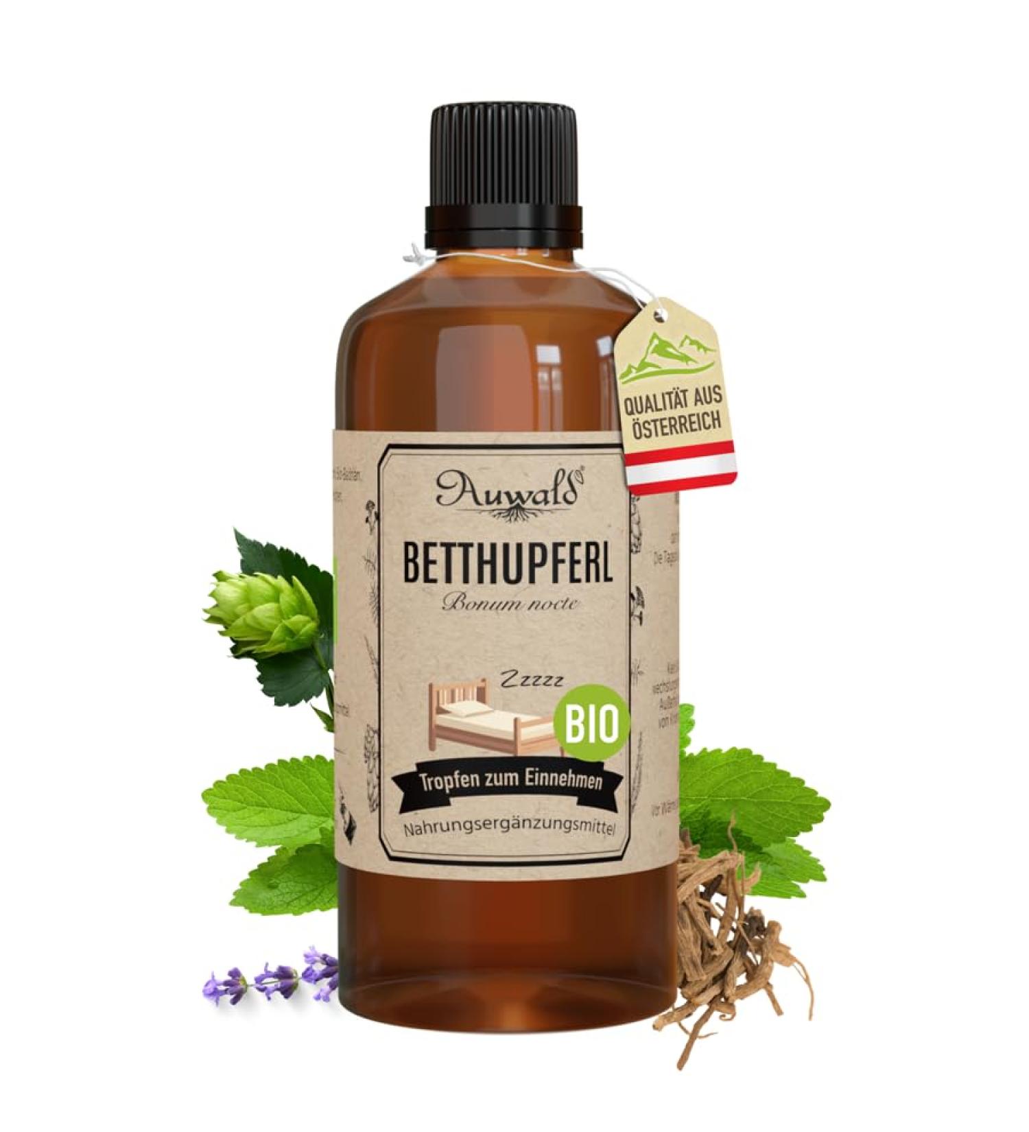 Auwald eU NEW Auwald Bedhupferl drops BIO Highquality extract extract essence and tincture 100 organic farming free from artificial additives and dyes made in Austria 100ml - Buy Online on GoSupps.com