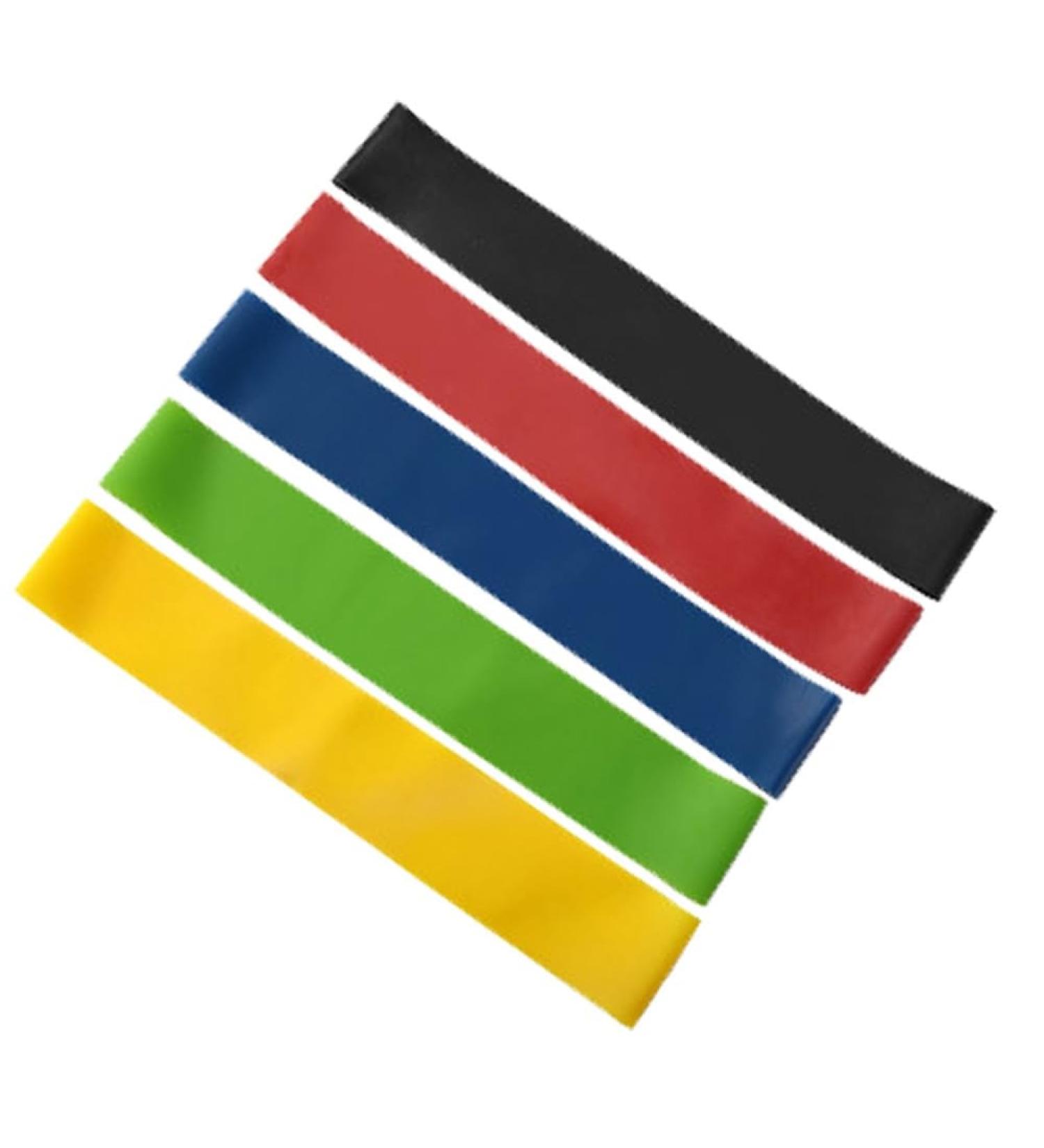 1 Set Rubber Resistance Bands - Elastic Bands for Men & Women | Booty & Legs Training Yoga Gear - Buy Online on GoSupps.com