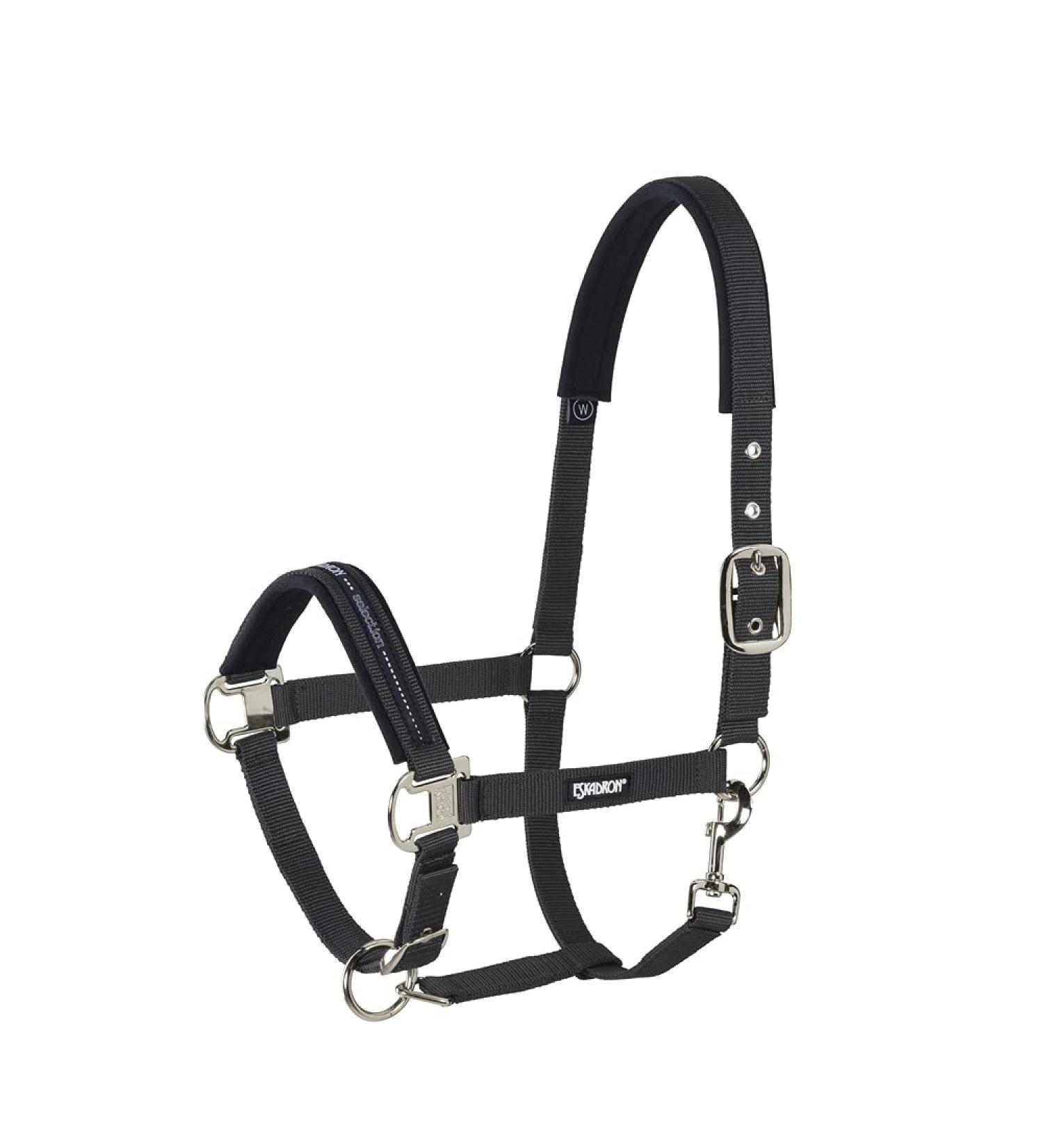 Eskadron Standard Halter PIN Buckle Black Thoroughbred-cob