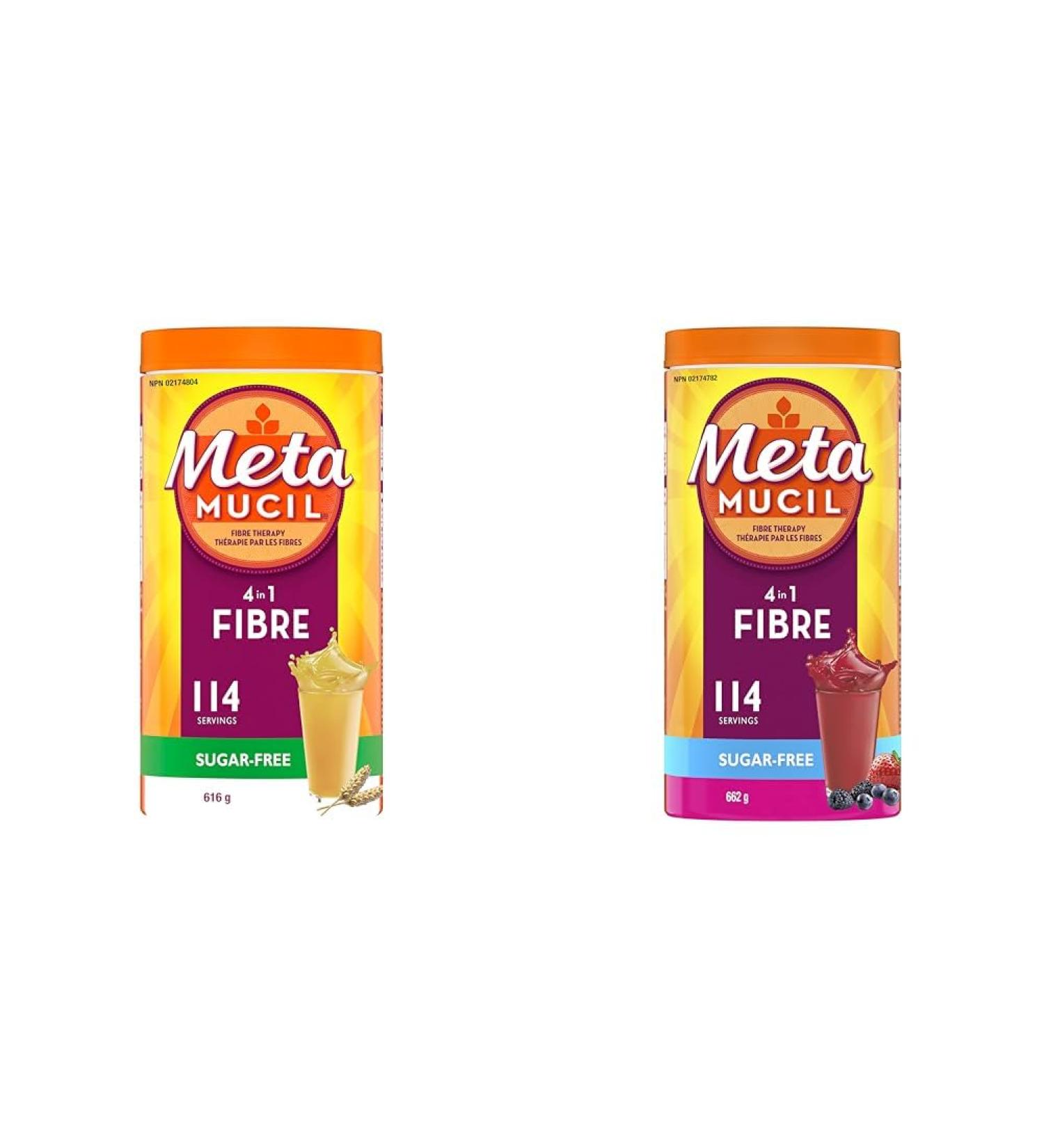 Metamucil Daily Psyllium Husk Powder Supplement Sugar-Free 4-in-1 Fibre for Digestive Health & Daily Psyllium Husk Powder Supplement Sugar-Free 4-in-1 Fibre for Digestive Health - Buy Online on GoSupps.com