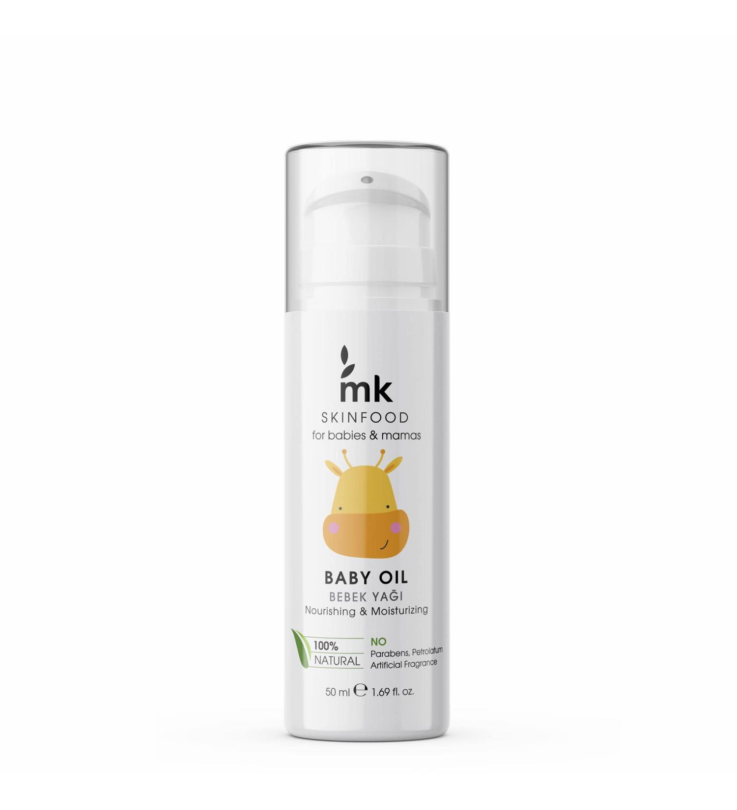 100% Natural Baby Oil | Nourishing & Moisturizing | 5 Simple Ingredients | 1.69 fl. oz | Shop Internationally - Buy Online on GoSupps.com