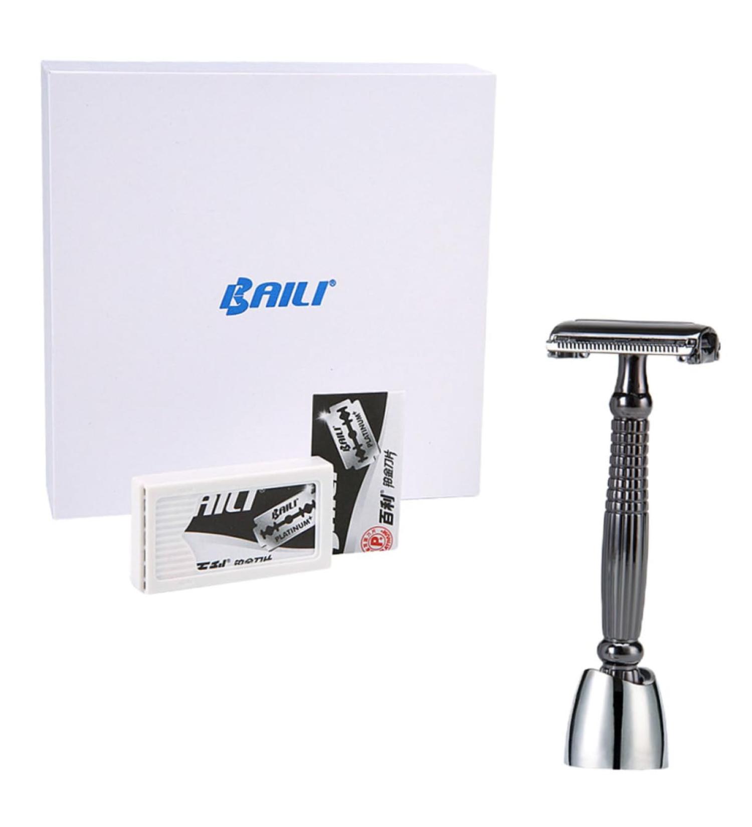 Buy Ipetboom Manual Safety Razor Set for Women - Stainless Steel Double Edge Razors - Chrome-Plated Alloy Hand Razor - Perfect for Smooth Shaving - Buy Online on GoSupps.com