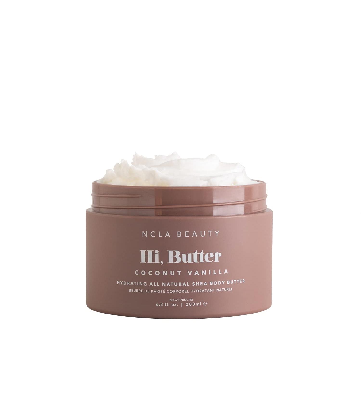 NCLA Hi Butter Natural Shea Body Butter | Vegan Cruelty-Free Clean Skincare | Coconut 6.8 oz - International Shipping Available - Buy Online on GoSupps.com