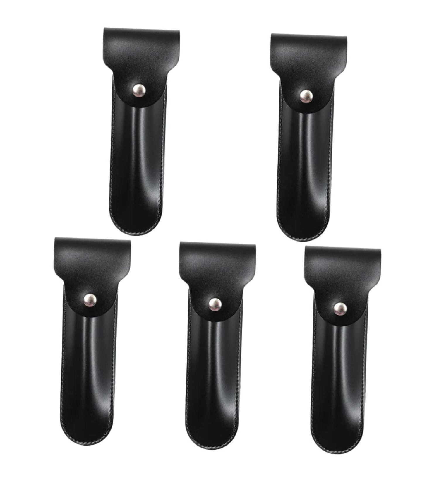 Lalafina Reiserasierer - 5-Piece Vintage Leather Razor Set for Hairdressers | Handmade Protection for Outdoor Use | Safe & Durable | 16.5x4.2cm | Buy Now! - Buy Online on GoSupps.com