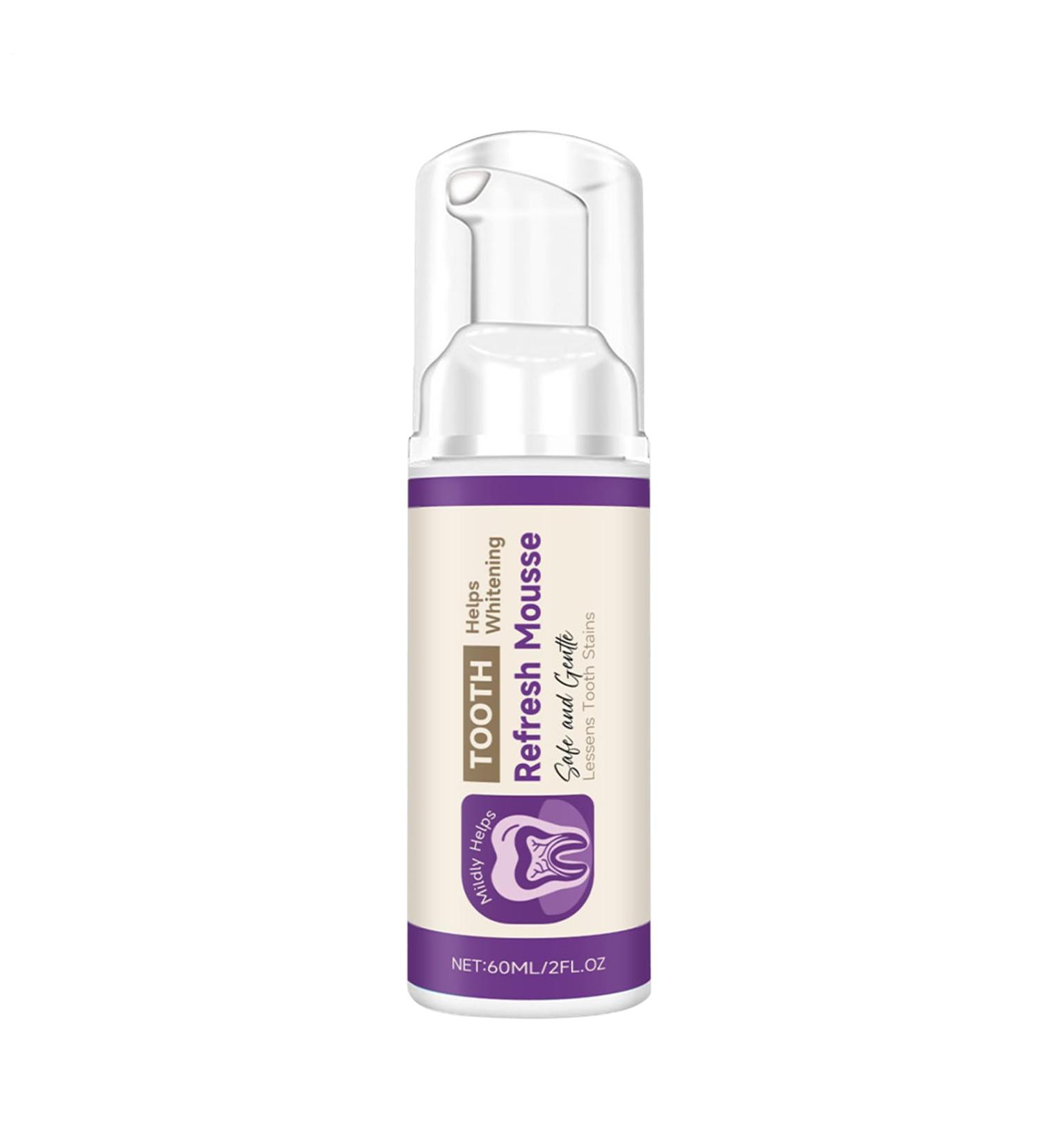  Jingmiger Foaming Toothpaste 60ml Odor Neutralizer - Deep Clean Foaming Toothpaste - For Adults Travel Daily Routine Morning and Evening - Buy Online on GoSupps.com