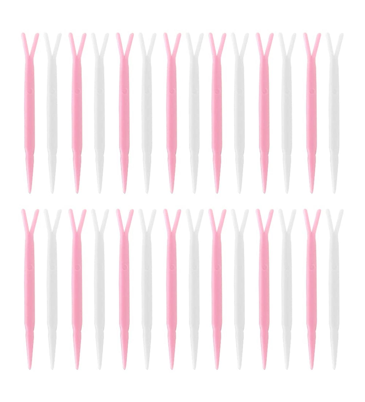 100pcs Double Eyelid Y-shaped Fork Nail Display Stand | Cosmetic Supplies & Eyelid Stickers | Professional Makeup Tweezers - Buy Online on GoSupps.com