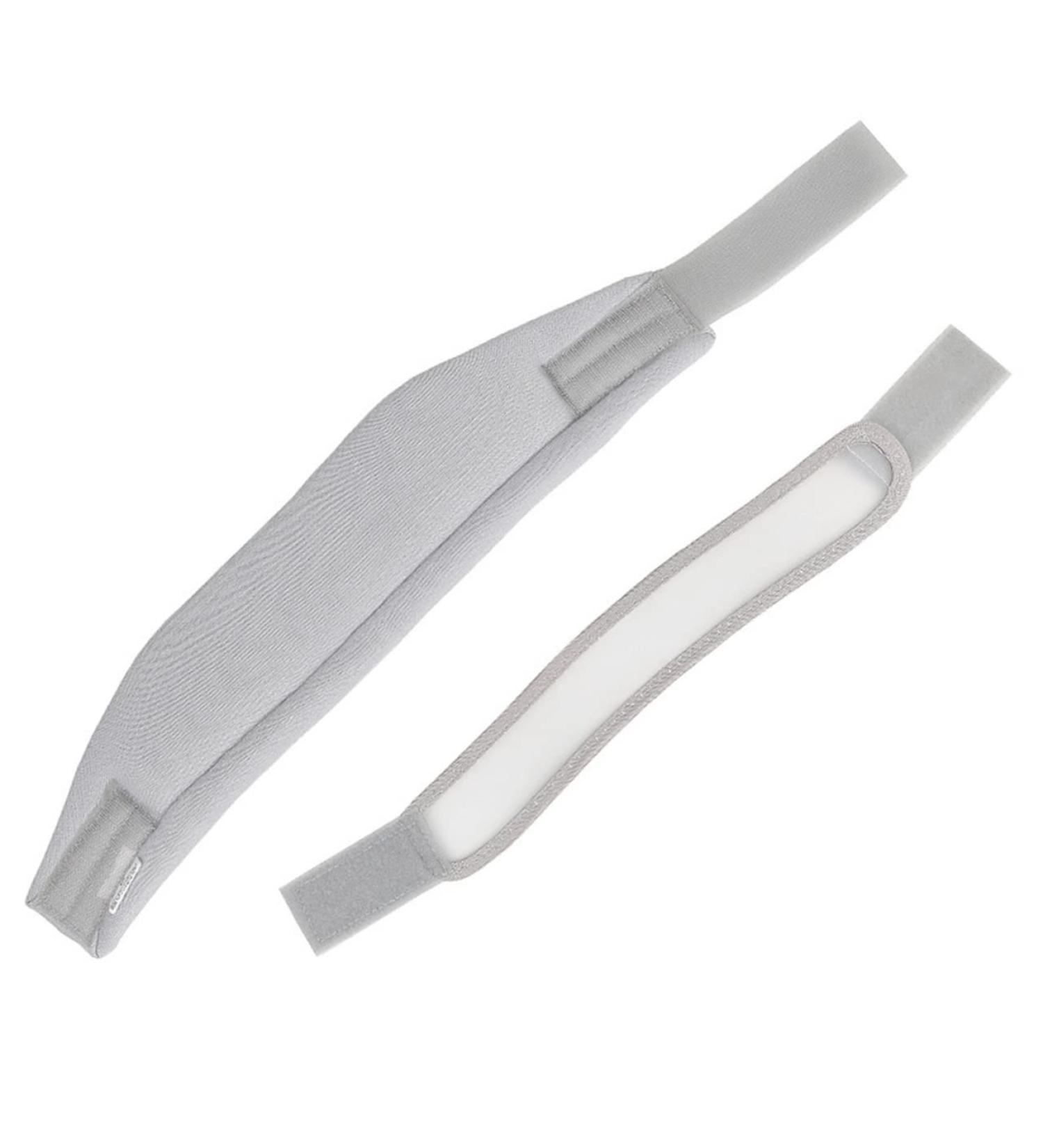 Adjustable Healeved Neck Collar & Sponge Bandage for Sleep - Soft Neck Support Foam Pillow in Gray - Buy Online on GoSupps.com