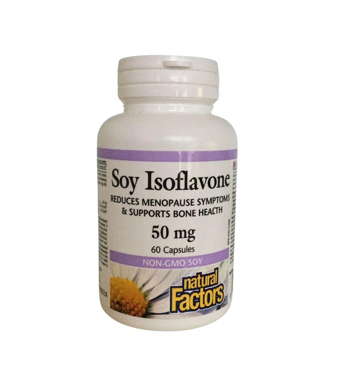 Natural Factors Soy Isoflavone Complex 50 mg 60 Capsules - Buy Online on GoSupps.com
