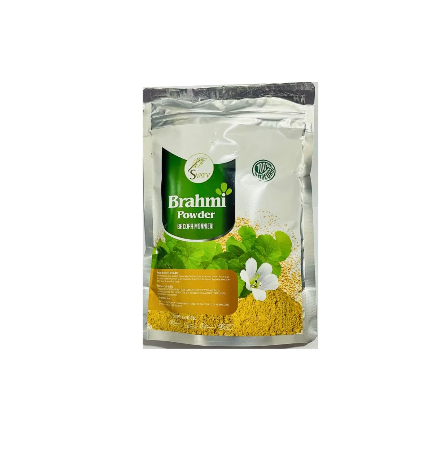 Brahmi Powder - 227g Half Pound | Bacopa Powder for Hair & Skin | Promotes Hair Growth - Buy Online on GoSupps.com