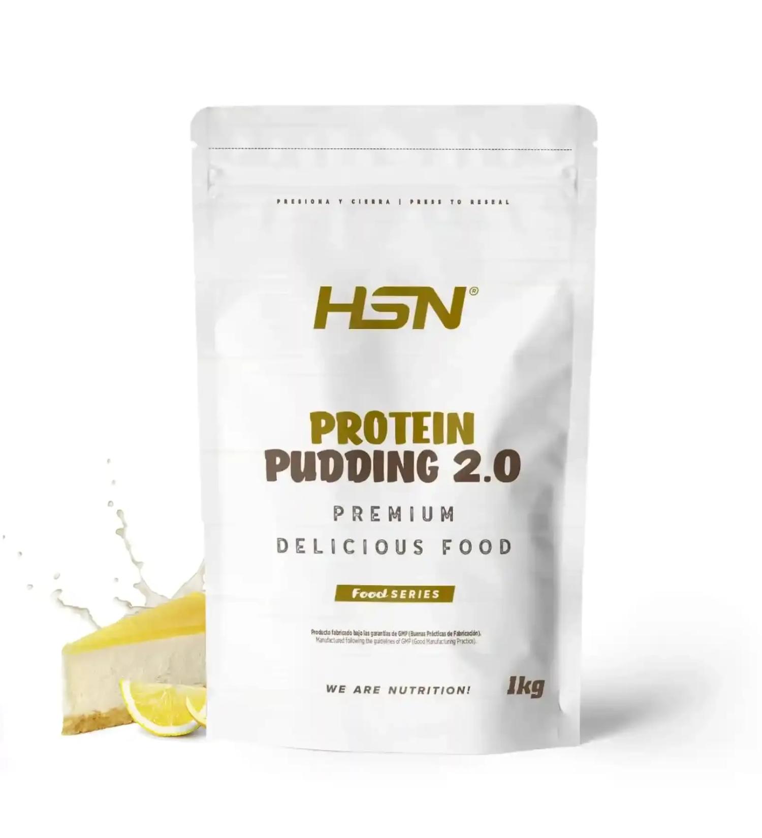  HSN HSN Protein Pudding | Lemon Pie Flavour 1kg 25 Takes per Container | With Whey Protein | Very Easy to Prepare | Low Calorie No Added Sugars | Non-GMO Vegetarian  - Buy Online on GoSupps.com