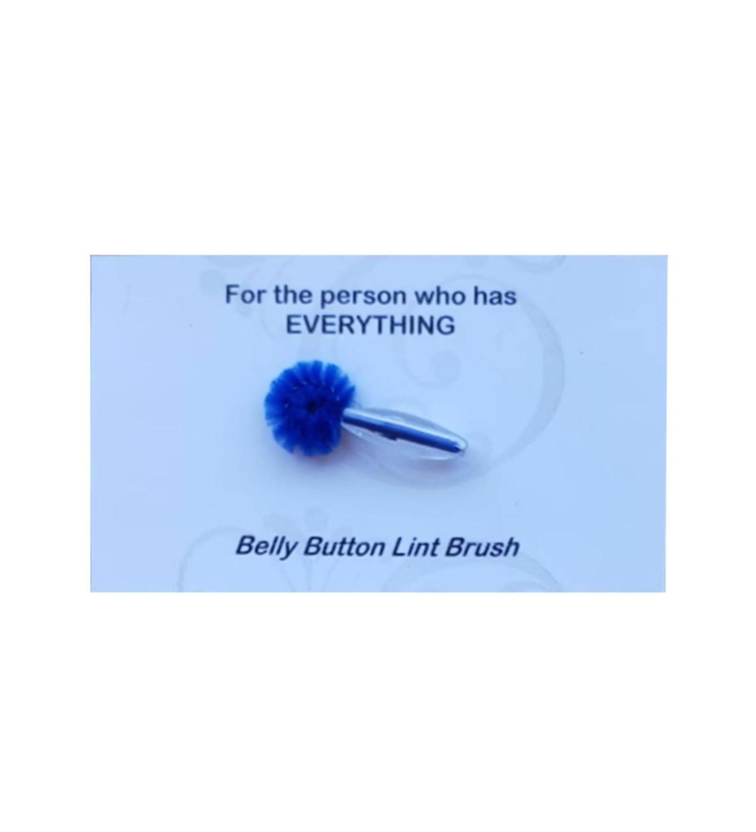 Navels Cleaning Brush Handy Tool Convenient Clean Brushes Navels Cleaner for Cleansing Belly Button Navy Blue - Buy Online on GoSupps.com