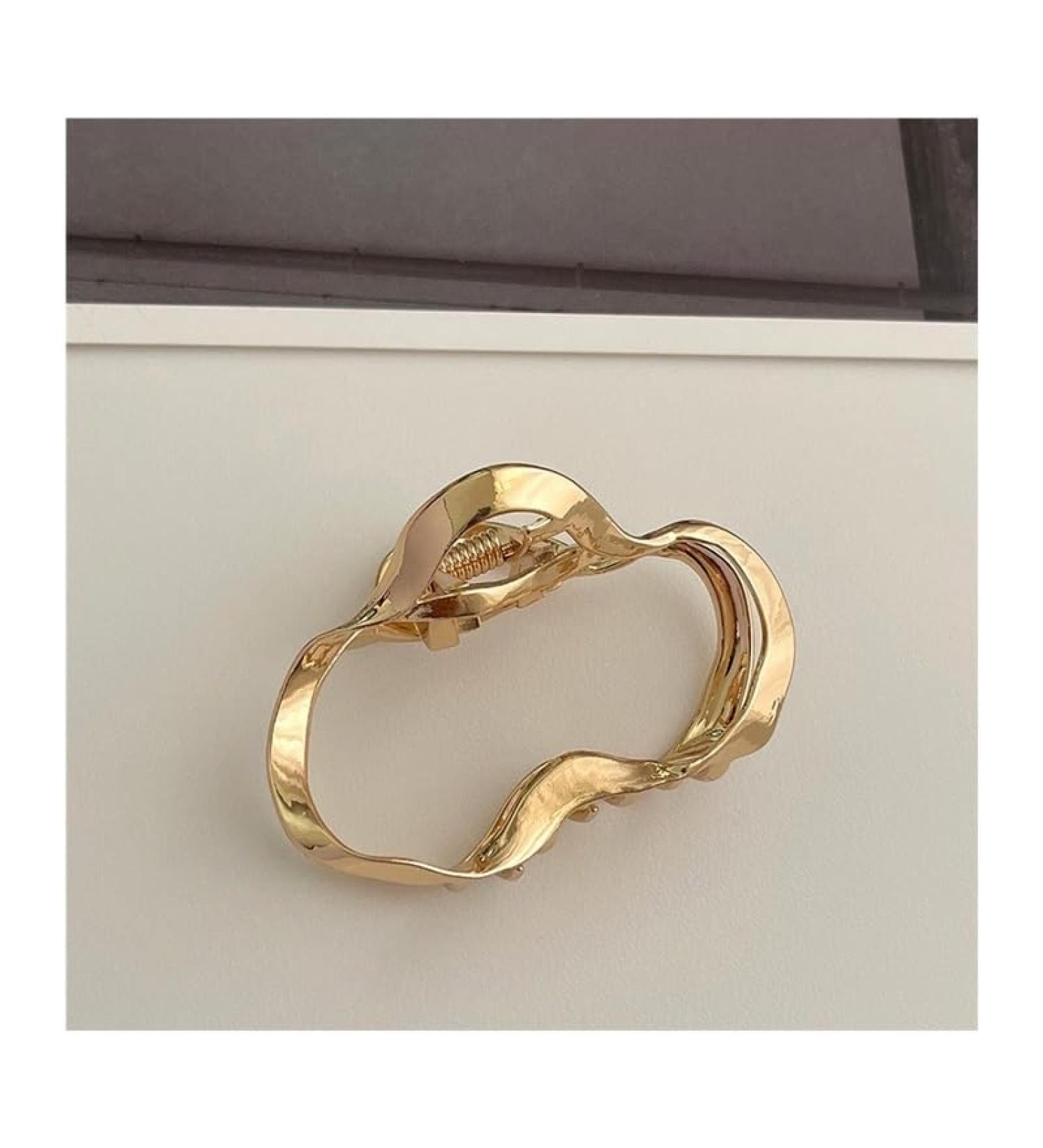 Hair Clips For Women Claw Clips Bow Hair Clips Claw Clips Claw Clips For Thick Hair Large Hair Clips(Color:Gold) - Buy Online on GoSupps.com
