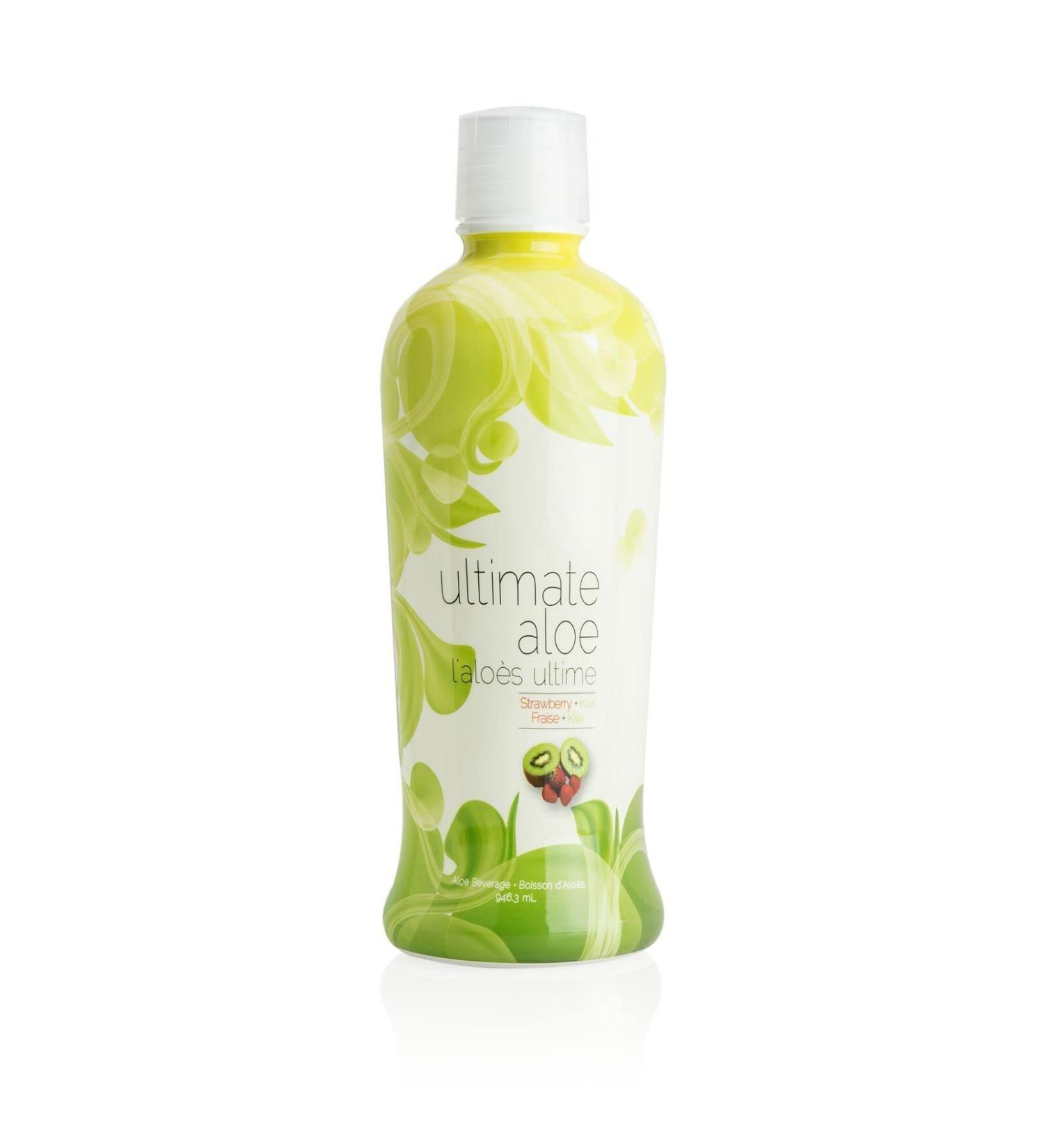 Ultimate Aloe Strawberry Kiwi Flavor Source of Soluble and Insoluble Fibre Natural Source of Vitamins Minerals and other Healthy Nutrients Contains Natural Aloe Vera Leaf and Active Aloe Market America (16 Servings) - Buy Online on GoSupps.com