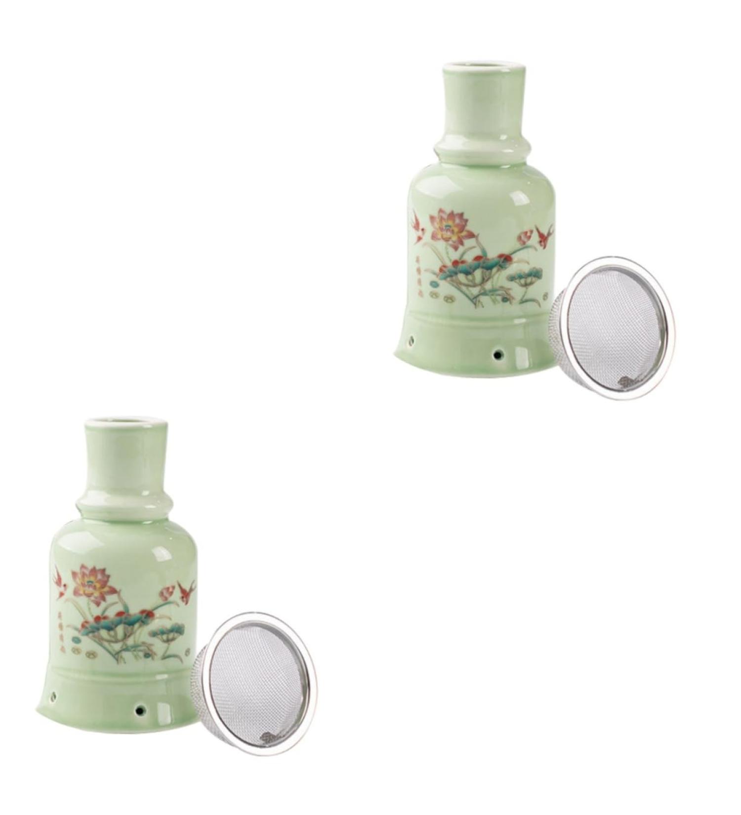 Shop Gatuida Moxibustion Pot Set - Moxibustion Tools for Whole Body Wellness | 2 Ceramic Burners (12.5x7cm) - International Shipping Available - Buy Online on GoSupps.com