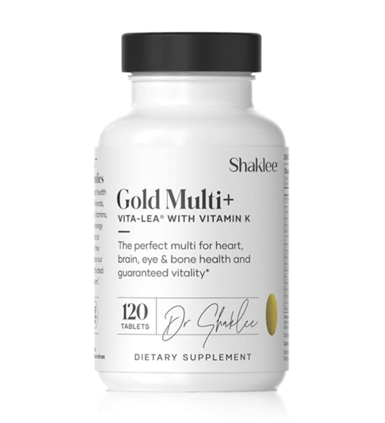 Vita Lea Gold with Vitamin K 120 Tablets - Essential Daily Supplement for Overall Health - Buy Online on GoSupps.com