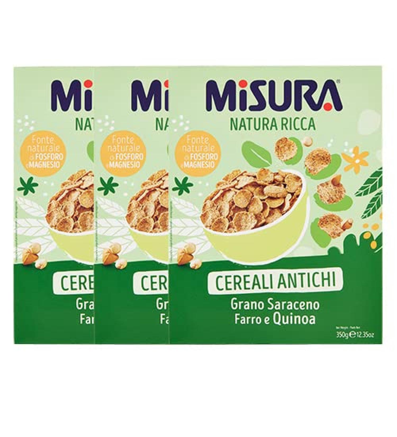 CAIYA 3 Rich Sizes - Buckwheat Spelled & Quinoa Antique Cereal 350g 3 Packs