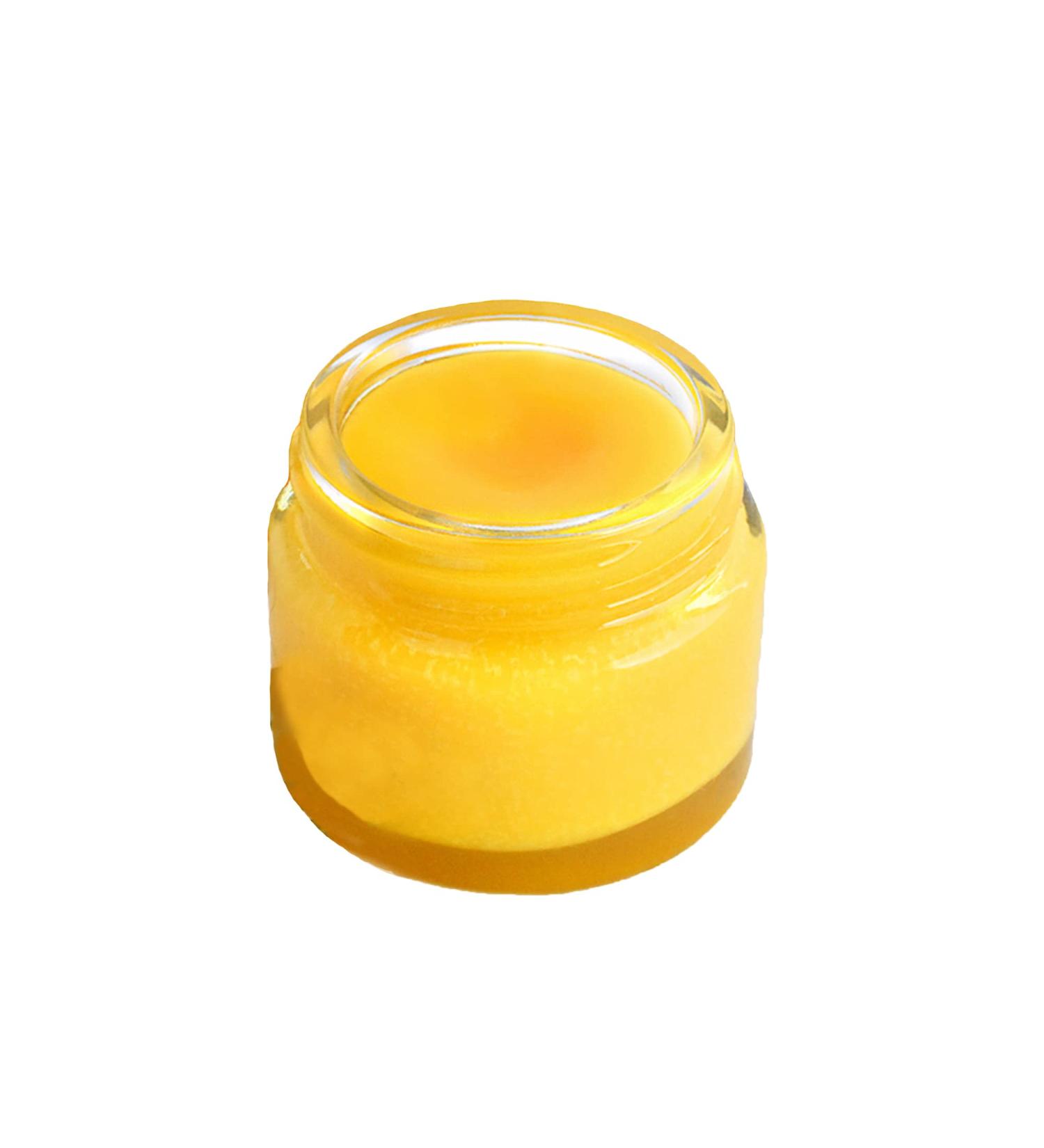 GLAMOROUS SKIN Orange Lip Butter made with natural Products | 100% Vegan | Palm Free | Skin regenerating sea buckthorn with healing castor oil and uplifting sweet orange. - Buy Online on GoSupps.com