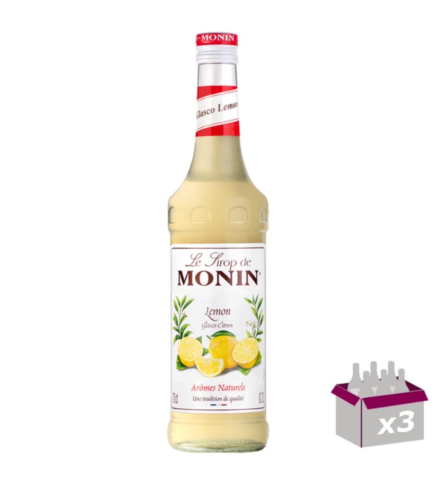 Set of 3 Syrup - Glasco lemon - 1L