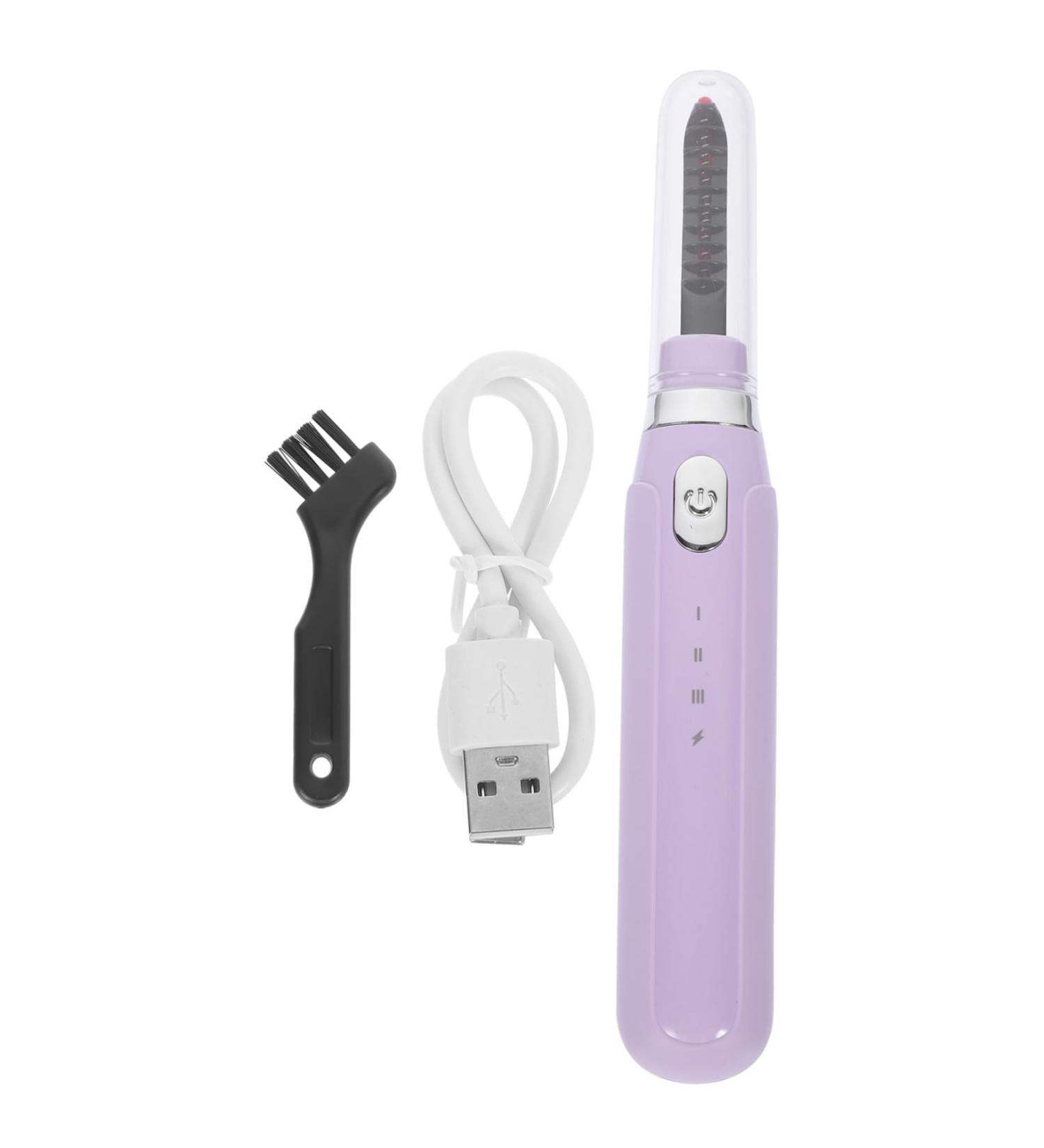 HONMEET Electric Eyelash Curler Heater Heated Eyelash Curler Eyelash Curling Device Heat Eyelash Curler Eyelash Supply Eyelash Tool Makeup Eyelash Curler Heating Eyelash Curler Abs Purple - Buy Online on GoSupps.com