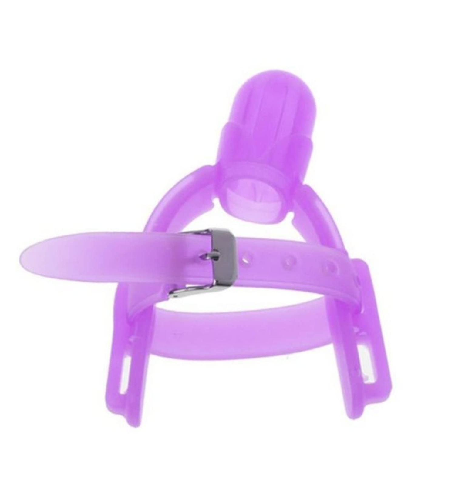 Teksome Adjustable Silicone Thumb Sucking Stop for Children | Thumb Protection for Babies 0-3 Years | Violet - Buy Online on GoSupps.com