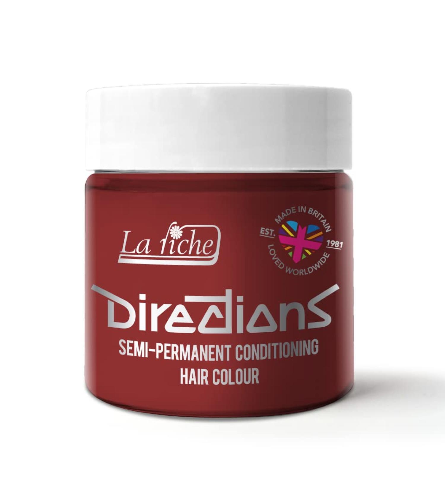 La Riche Directions Semi-Permanent Hair Color 100ml Tub - Vermillion Red Vermillion Red 100.00 ml (Pack of 1)