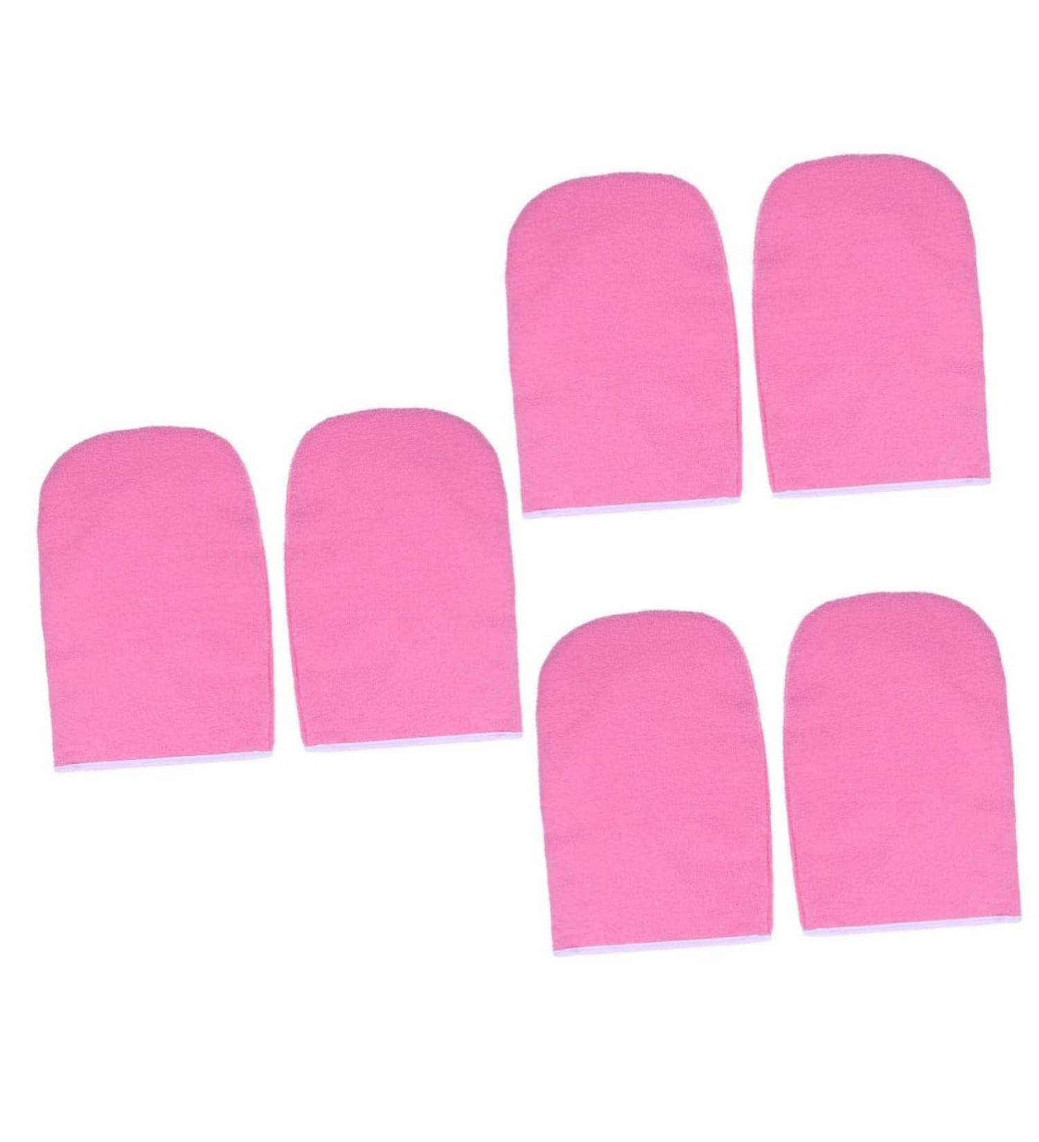 Ipetboom 3 Pairs Insulated Gloves Bath Treatment Mitt Paraffin Wax Gloves Boots Pink Hand - Buy Online on GoSupps.com